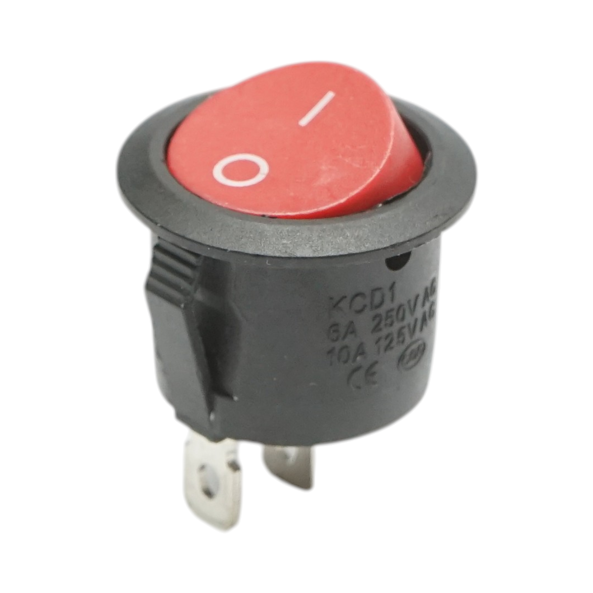 Buton intrerupator ON-OFF cu 2 pini 12V/10A, 250V AC/15A Breckner Germany