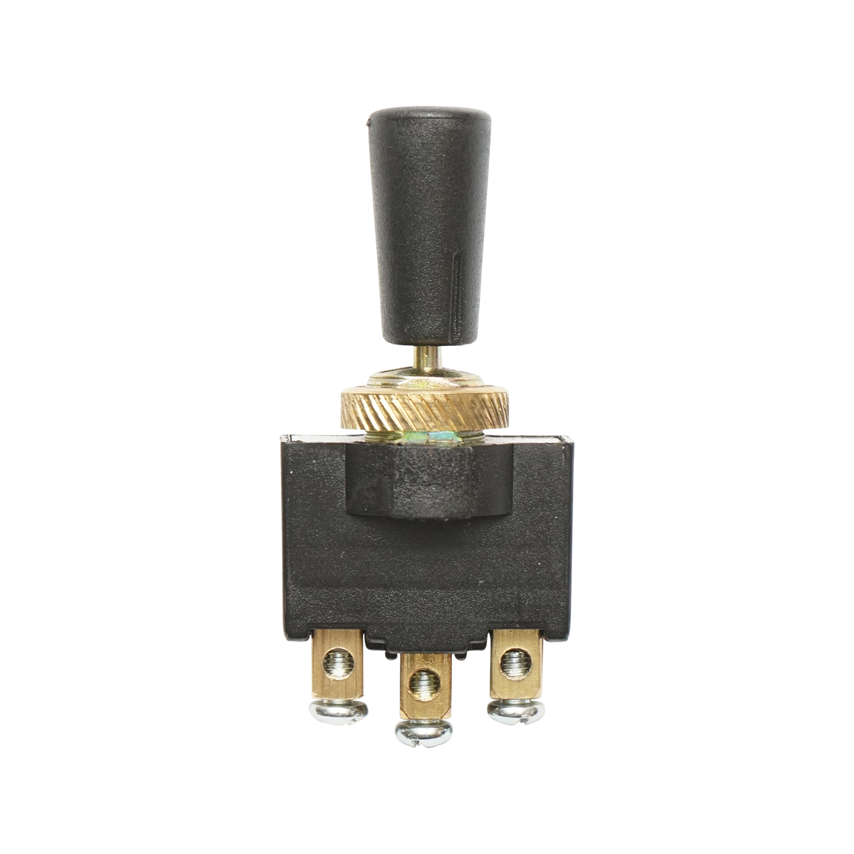 Comutator 3 pozitii cu maneta plastic si prindere metalica 12-24V DC/10A, 125-250V AC/2A Breckner Germany