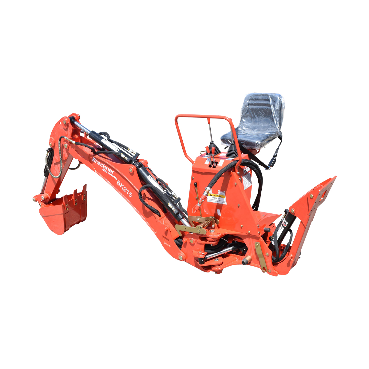 Brat excavator pentru tractor 25-50CP rotatie 180 grade, adancime excavare 2.2m 570Kg Breckner Germany – imagine 3