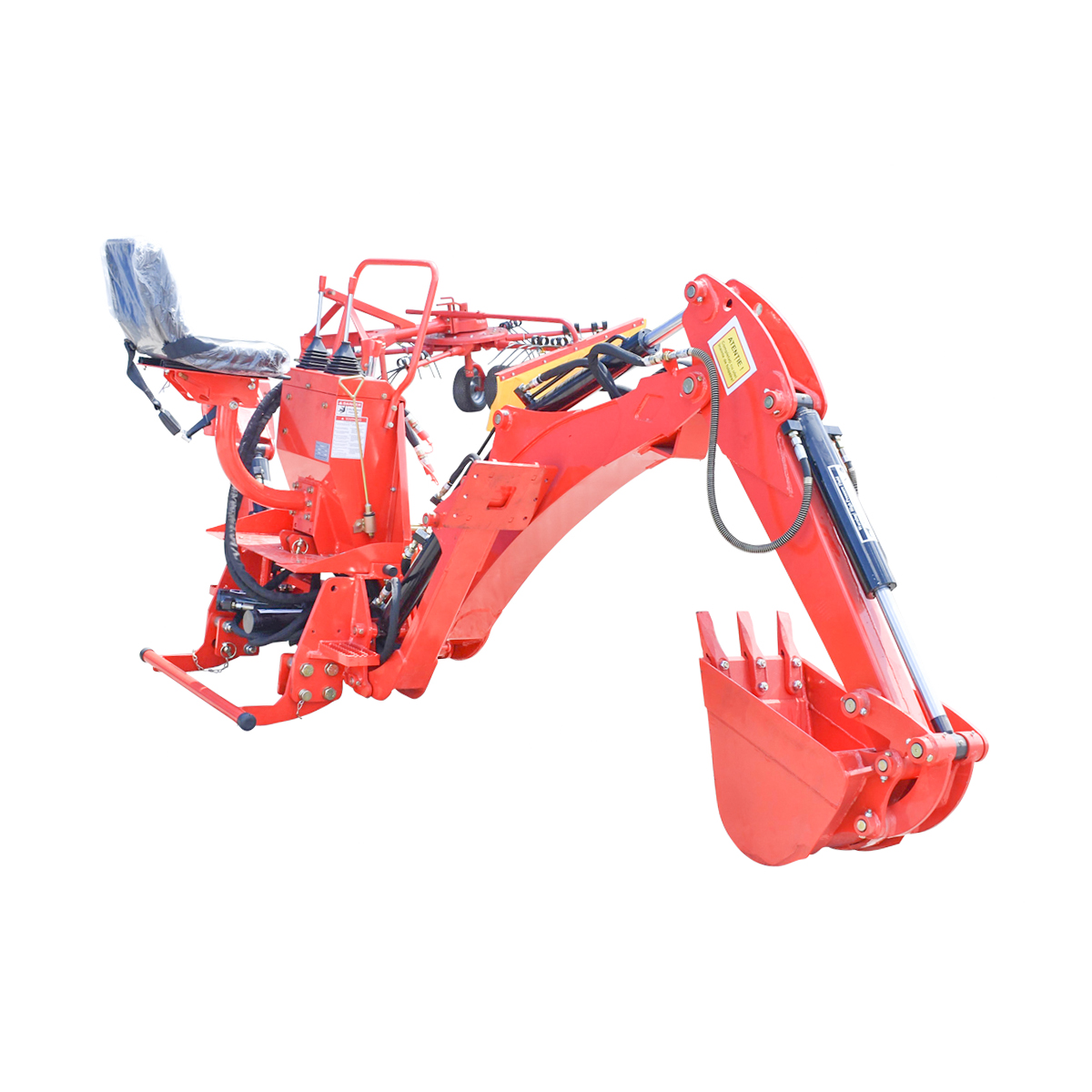 Brat excavator pentru tractor 25-50CP rotatie 180 grade, adancime excavare 2.2m 570Kg Breckner Germany – imagine 5