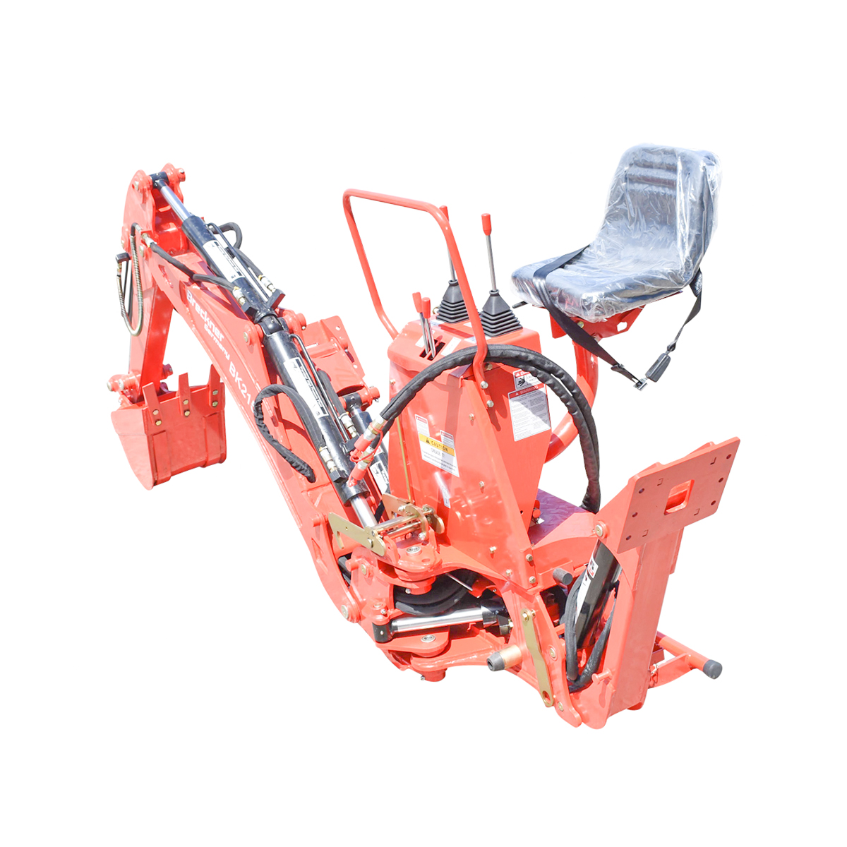 Brat excavator pentru tractor 25-50CP rotatie 180 grade, adancime excavare 2.2m 570Kg Breckner Germany – imagine 8