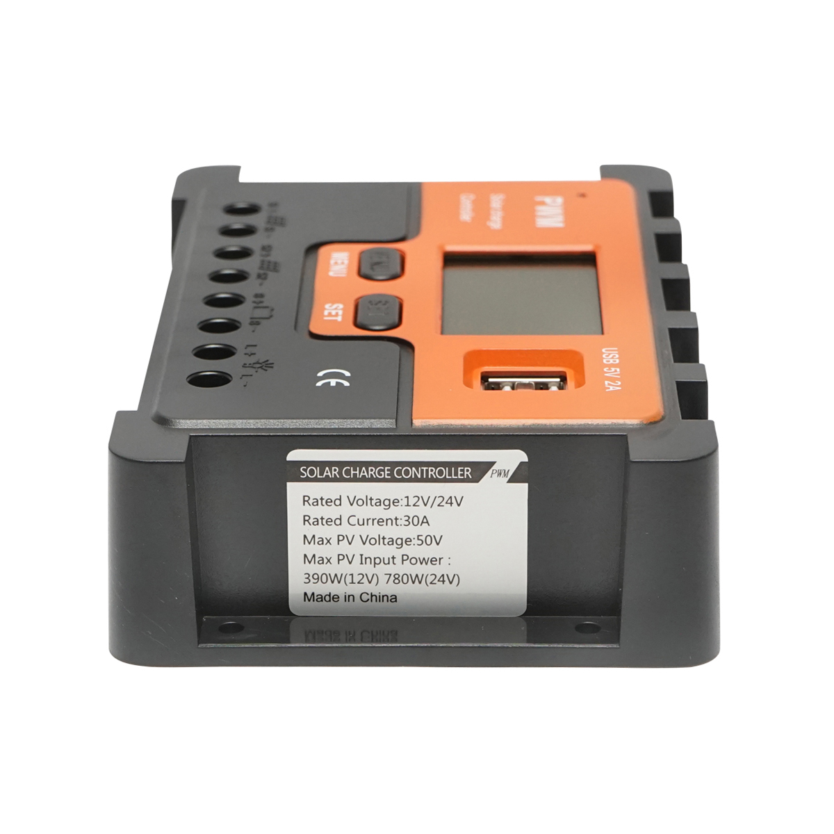 Regulator tensiune pentru panou solar 30A 12V/24V 2X port USB 5V/2A Breckner Germany – imagine 5