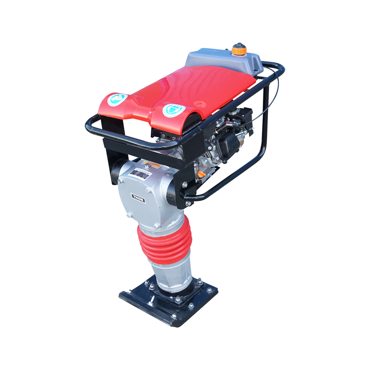 Mai compactor HCR80 cu suprafata de lucru 280x300mm, motor pe benzina Ludwig 7CP, 55Nm 85Kg Thor	