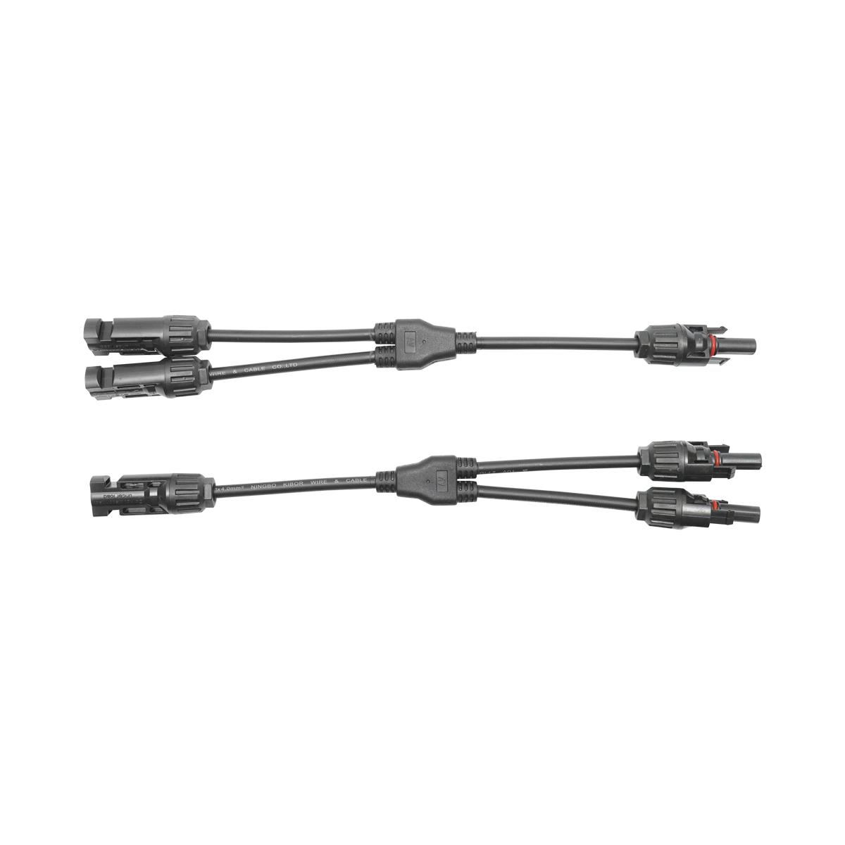 Set conector tip MC4 x 3 lungime 280mm pentru panou solar