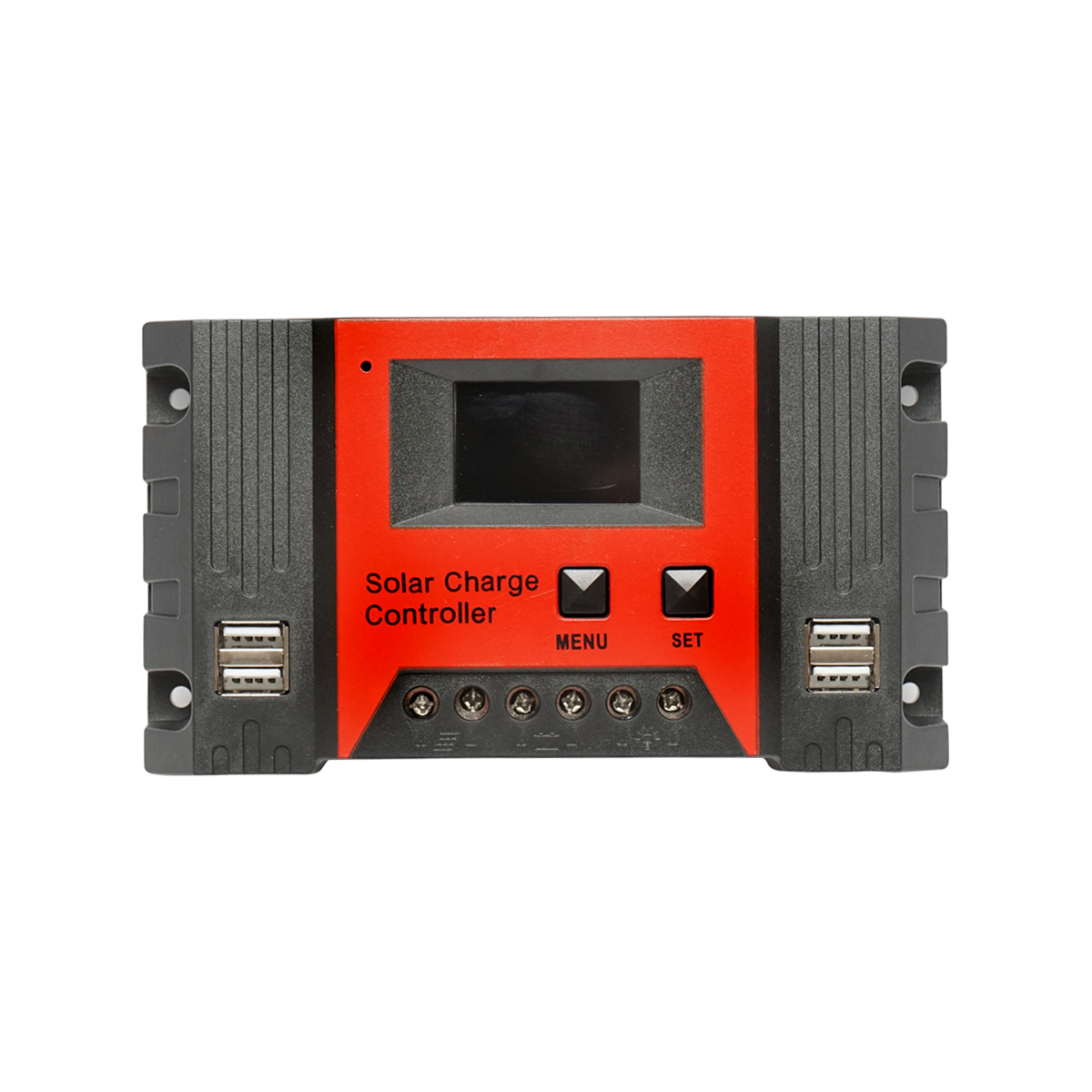 Regulator tensiune PWM panou solar 20A 12V/24V 4X port USB (12V=260W) (24V=520W) max. 50V