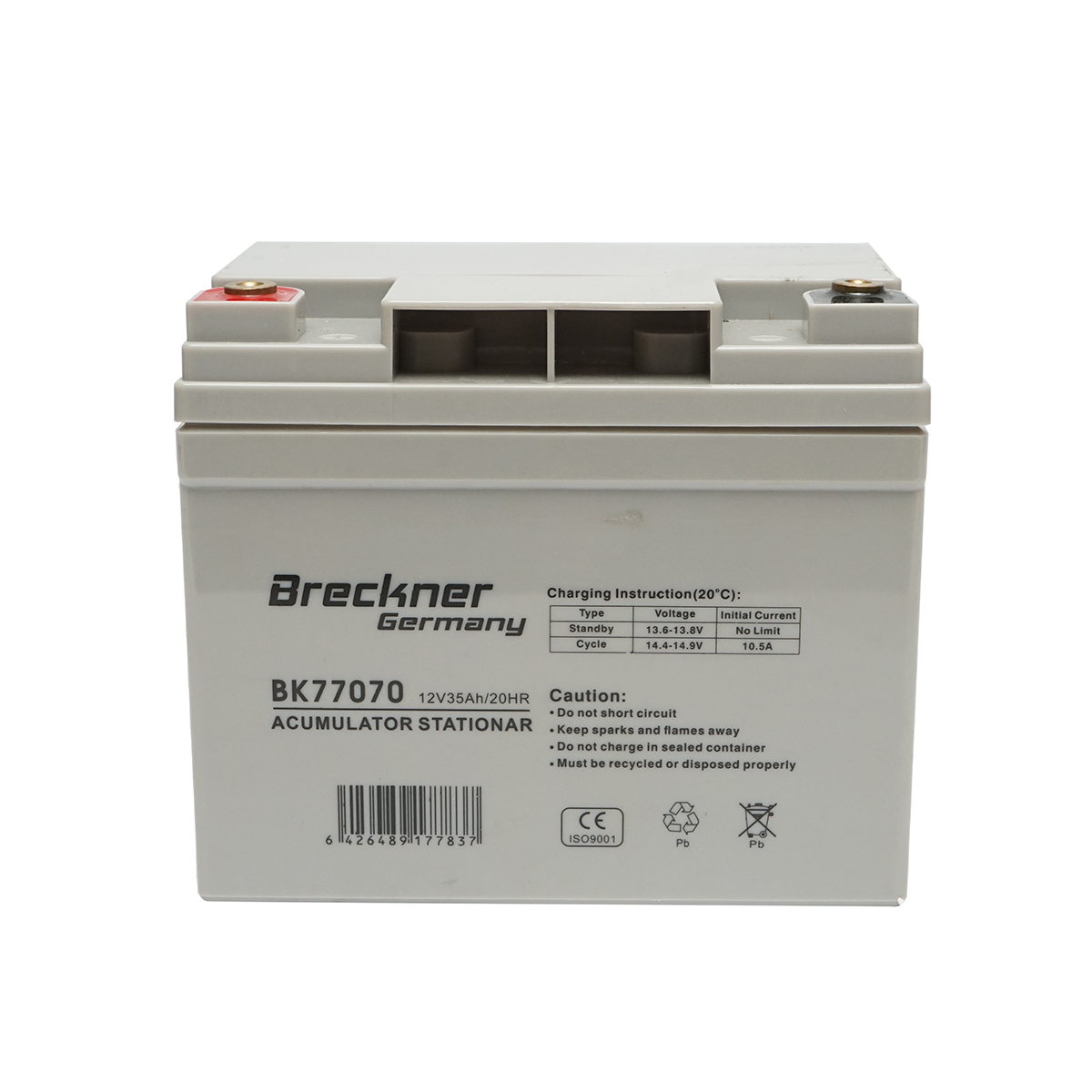 Baterie sistem solar cu gel 12V 35Ah 20HR 196x130x155mm FCD12-35 Breckner Germany