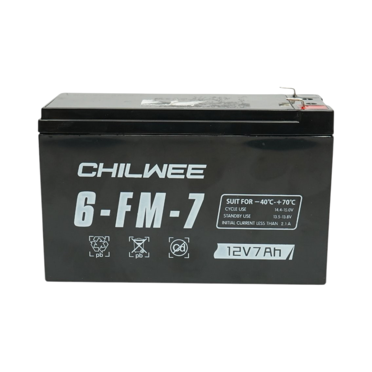 Baterie VRLA plumb acid 12V 7Ah 151x65x94mm 6-FM-7 CHILWEE