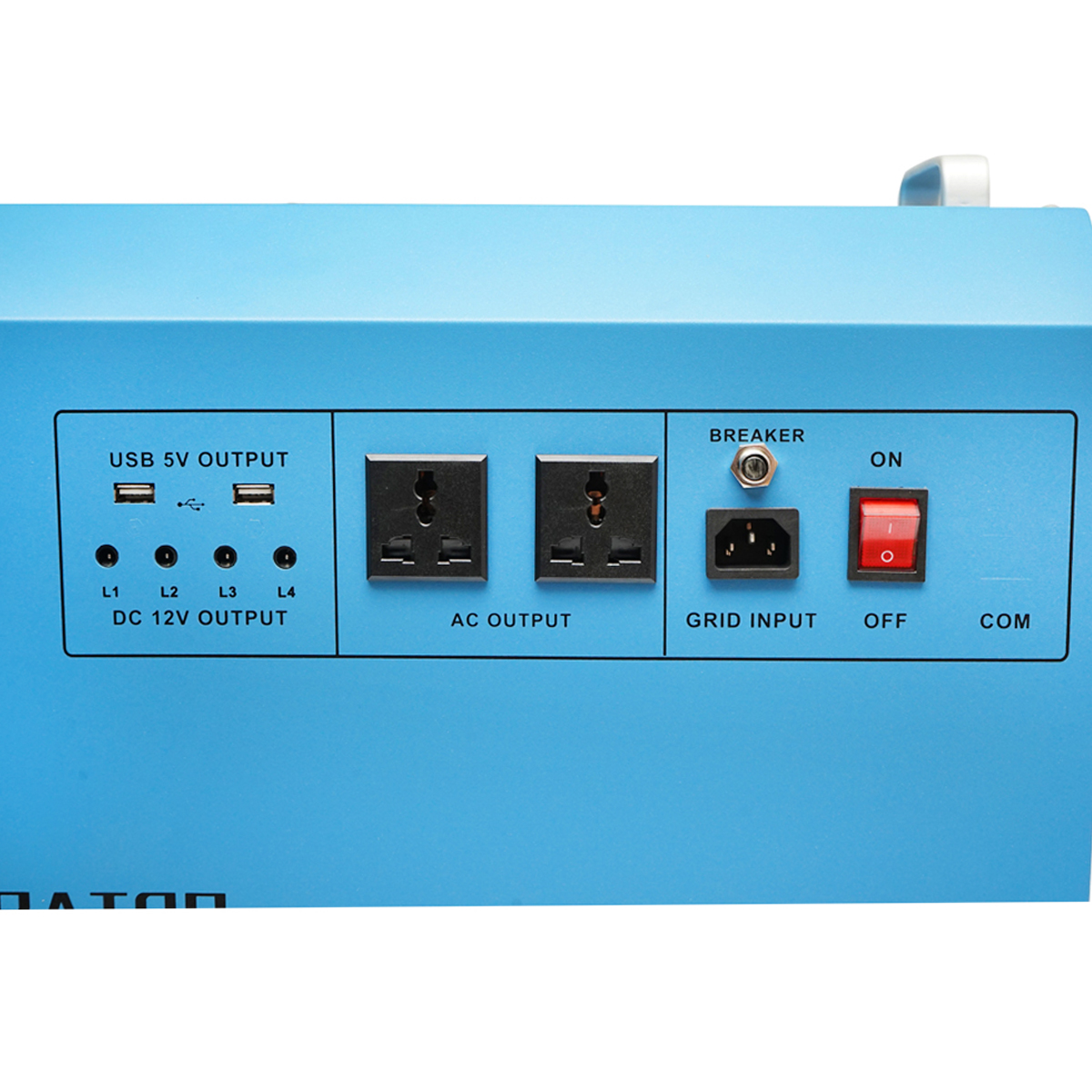Invertor solar 800W PWM 12V, 50A echipat cu baterie stationara 12V/85Ah, mobil cu controler – imagine 5