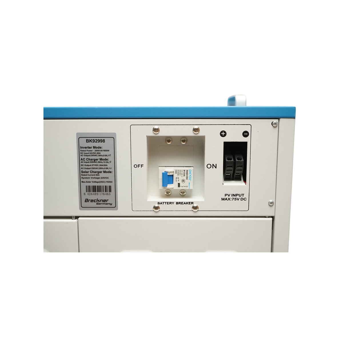 Invertor 1600W Hybrid  PWM 24V 50A Breckner Germany mobil cu controler solar – imagine 8