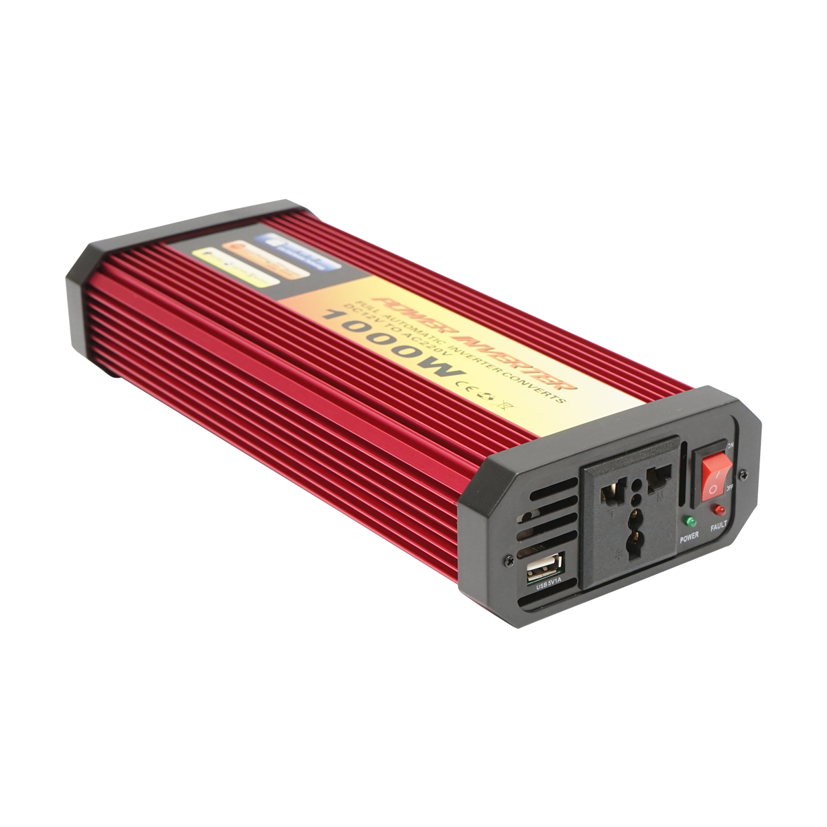 Invertor tensiune 12V-220V 1000W cu USB Breckner Germany – imagine 2