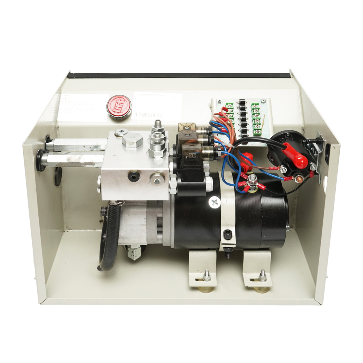 Pompa hidraulica cu electrovalve pentru lift oblon/usa spate camion/semiremorca/camioneta 24V, 2.2kW, 20Bar