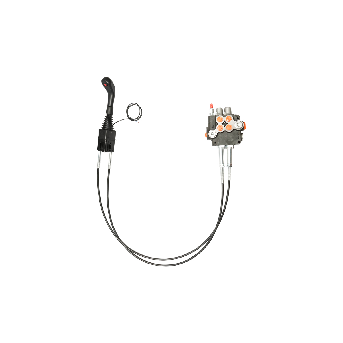 Distribuitor hidraulic P80 315 bar 2 cai si joystick si cablu 1,5M 80L/min