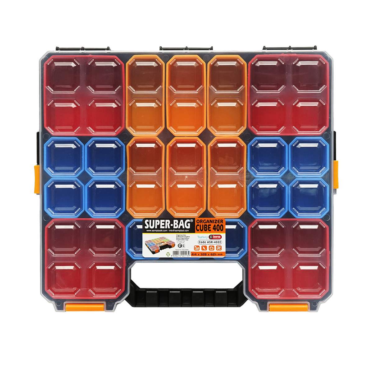 Cutie organizare sortare piese 414x328x62mm Breckner Germany – imagine 3