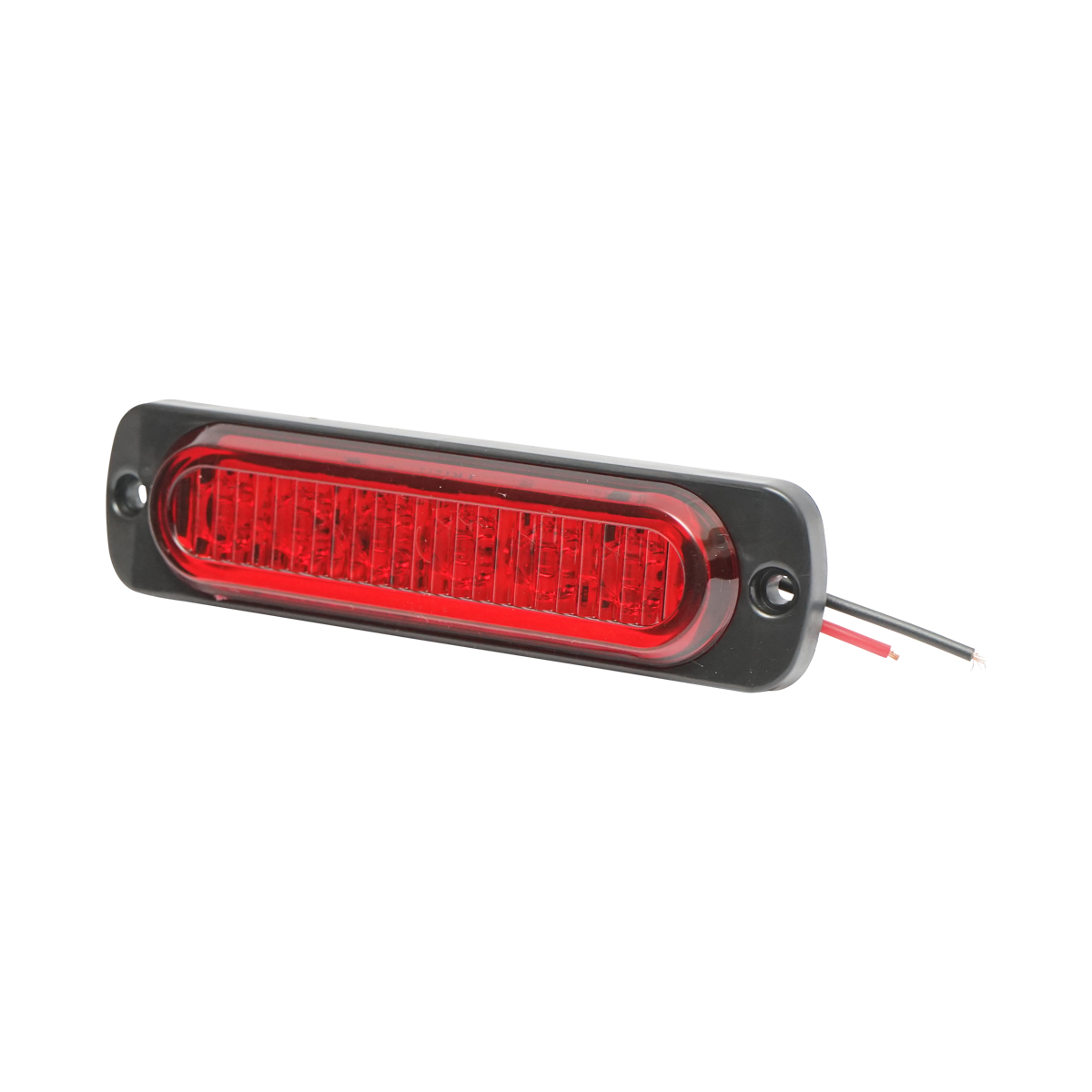 Lampa laterala stroboscopica LED rosie 113mm 12-24V FR1271R Breckner Germany