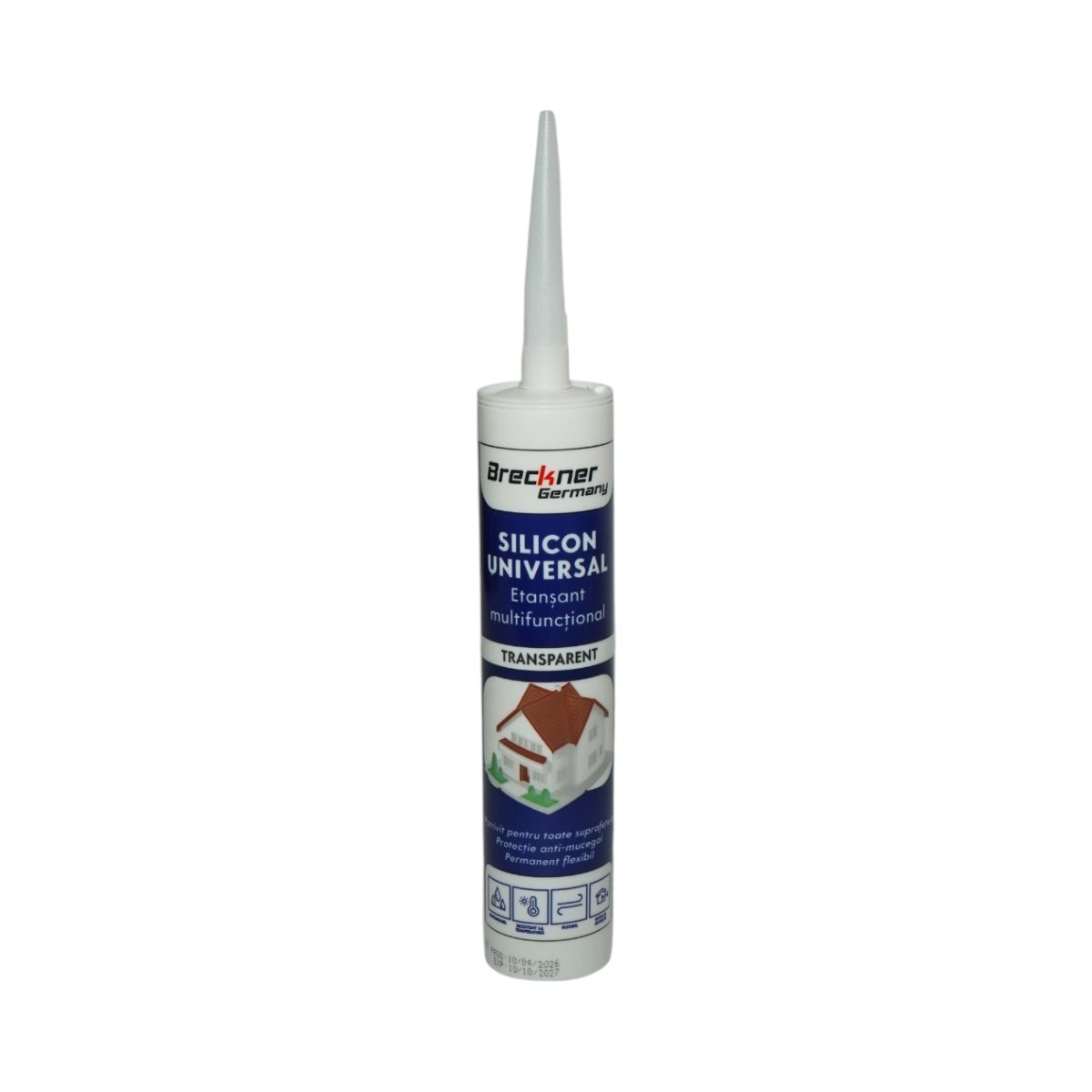 Silicon transparent universal interior/exterior 300ml Breckner Germany