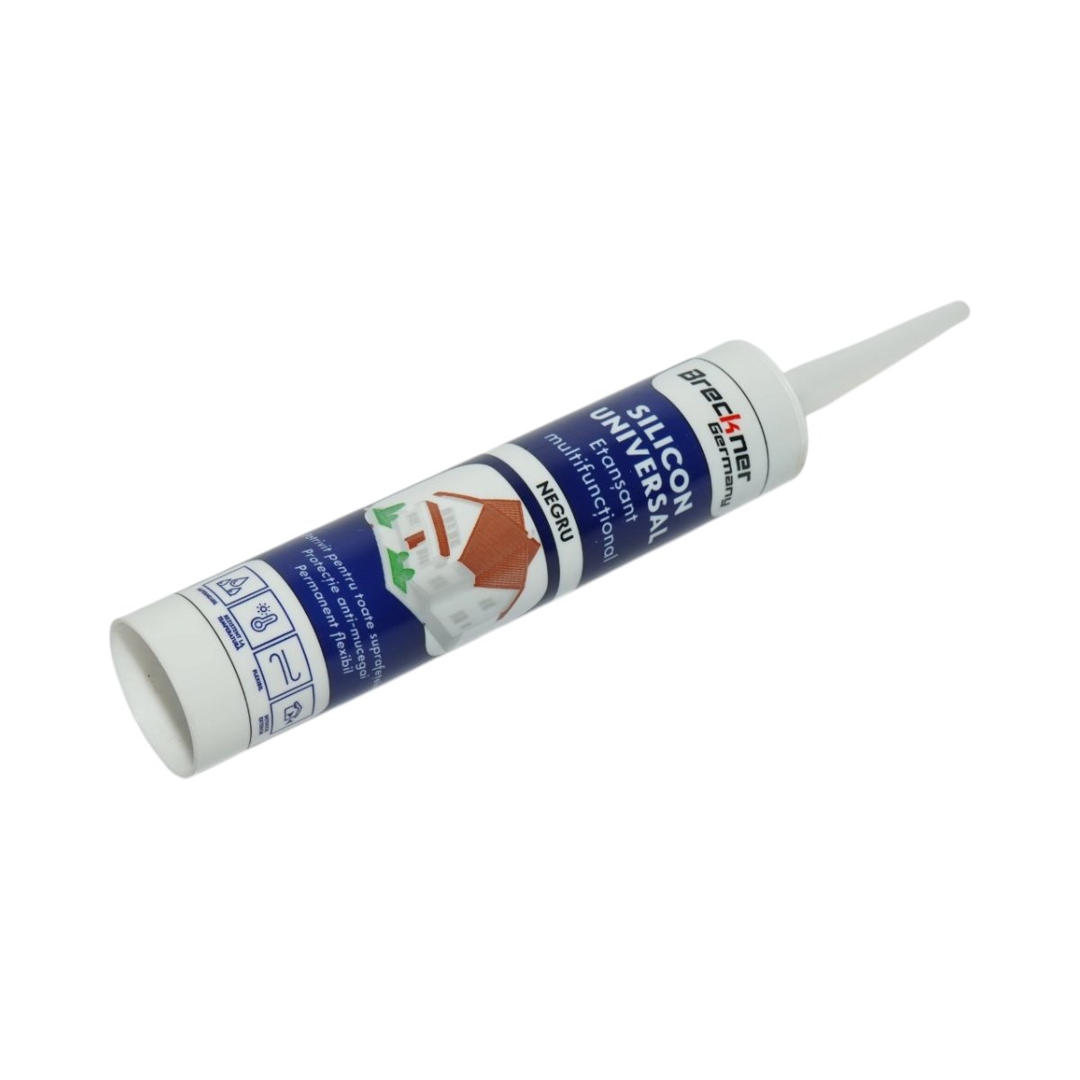 Silicon universal negru interior/exterior 300ml Breckner Germany – imagine 5