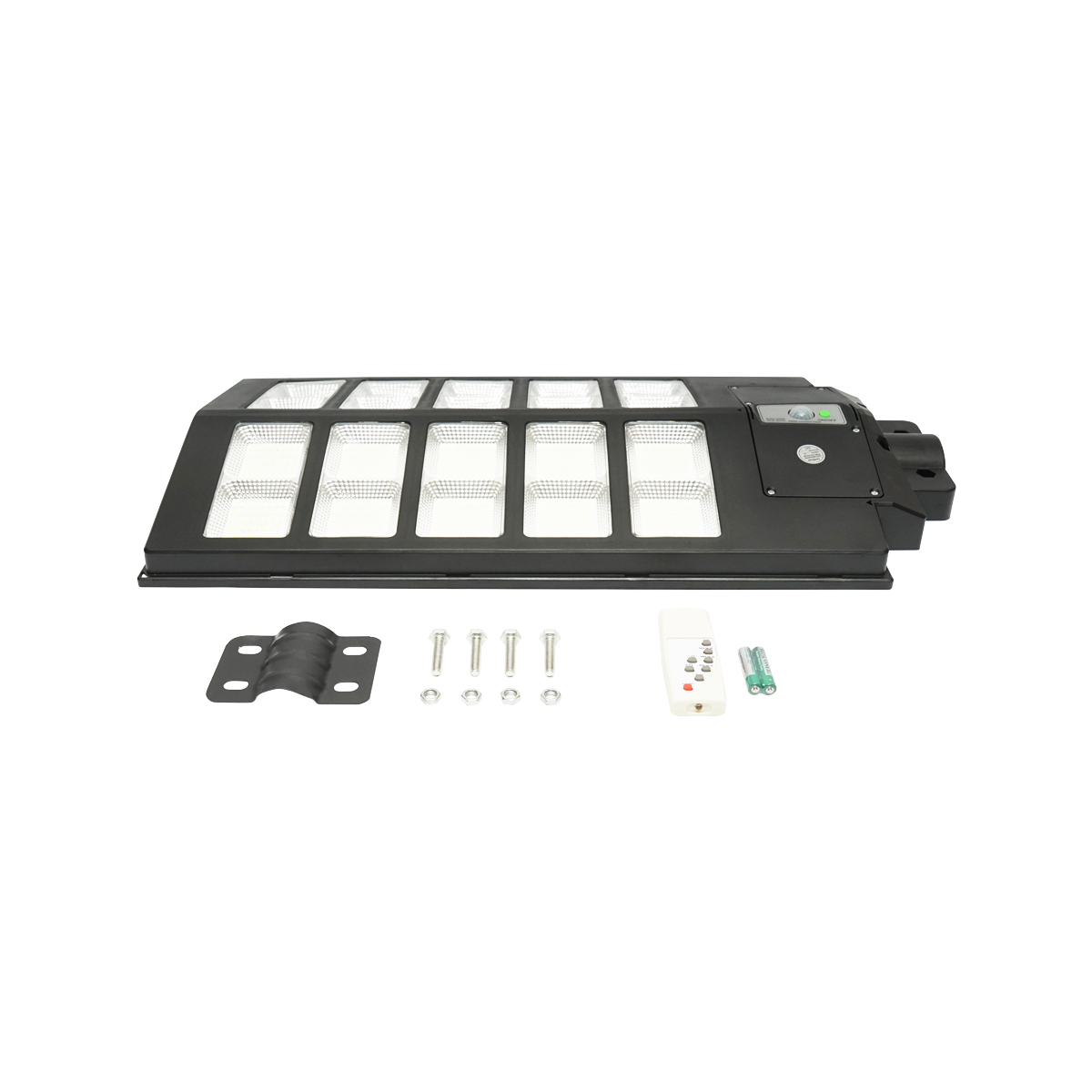 Lampa LED cu panou solar iluminat stradal 300W, 6500K, IP65 Breckner Germany – imagine 2