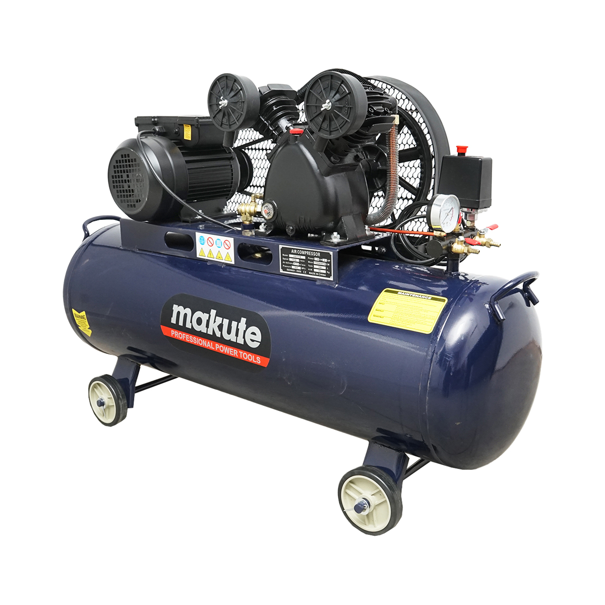 Compresor aer 1.5Kw 2Cp 220V butelie 100L Makute – imagine 2
