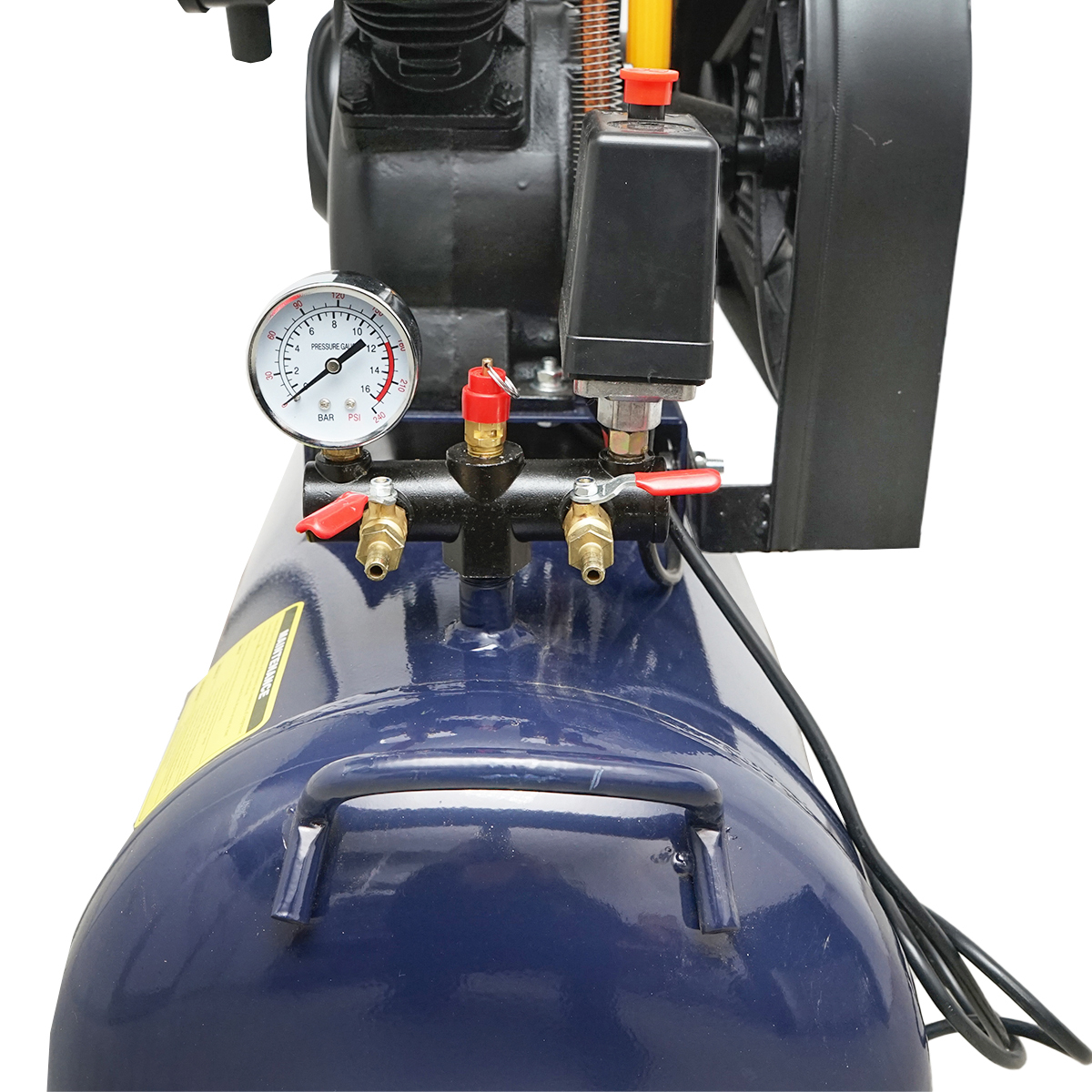 Compresor aer 1.5Kw 2Cp 220V butelie 100L Makute – imagine 9
