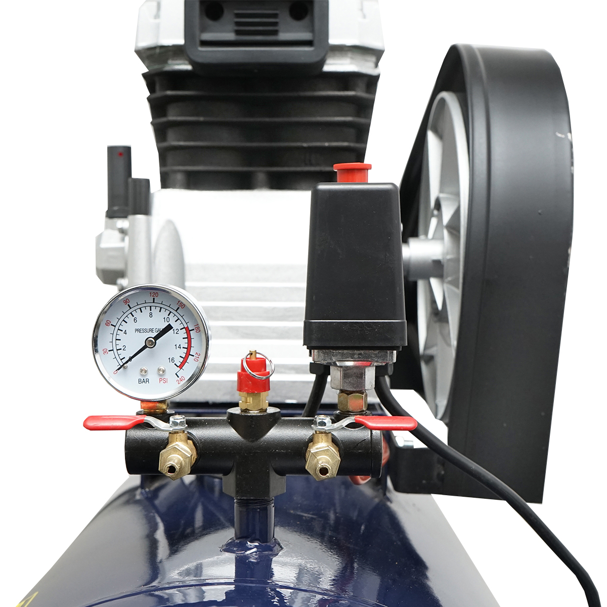 Compresor aer 2.2Kw 3Cp 220V butelie 200L Makute – imagine 9
