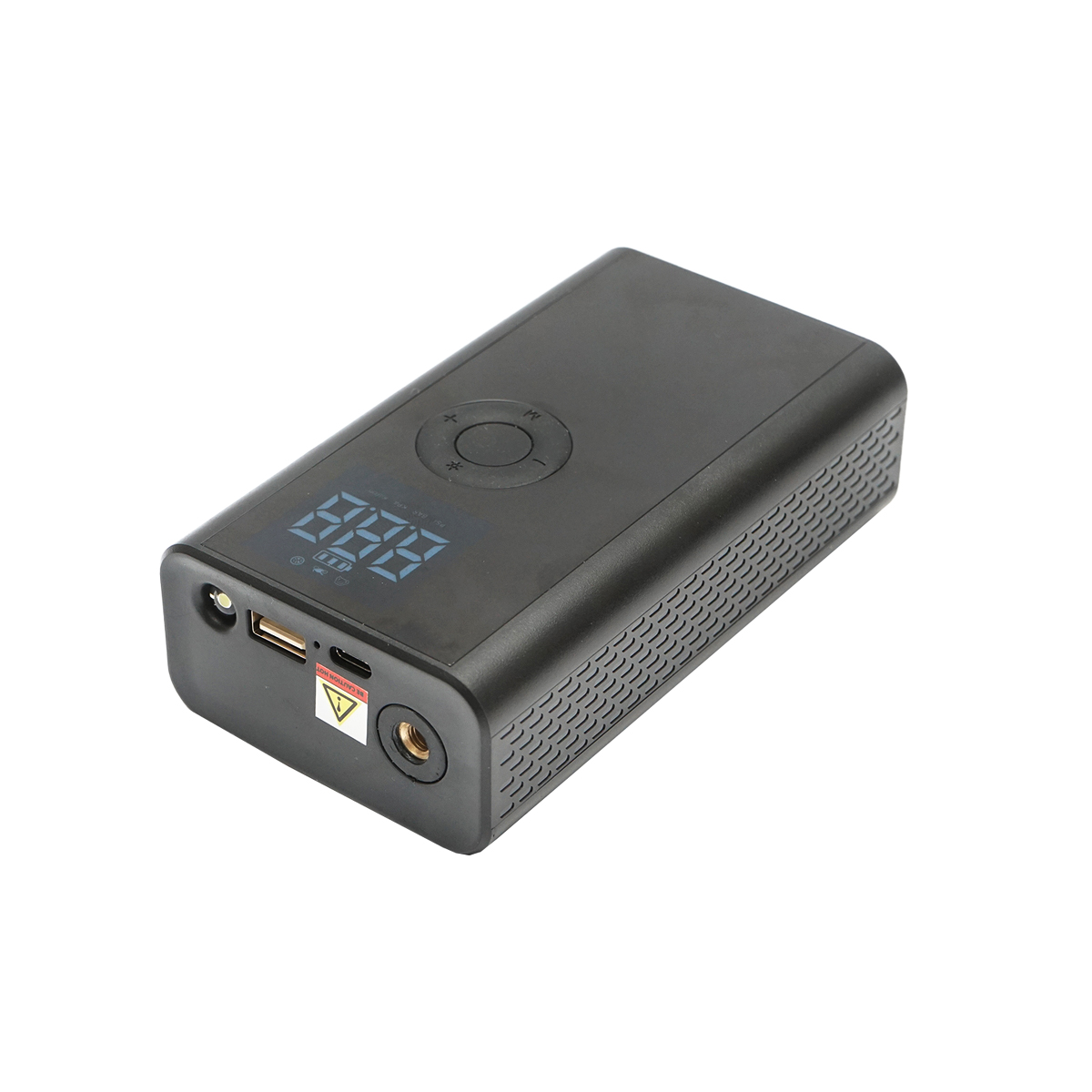 Compresor aer portabil negru 36W baterie 4000mA reincarcabila cu accesorii – imagine 5
