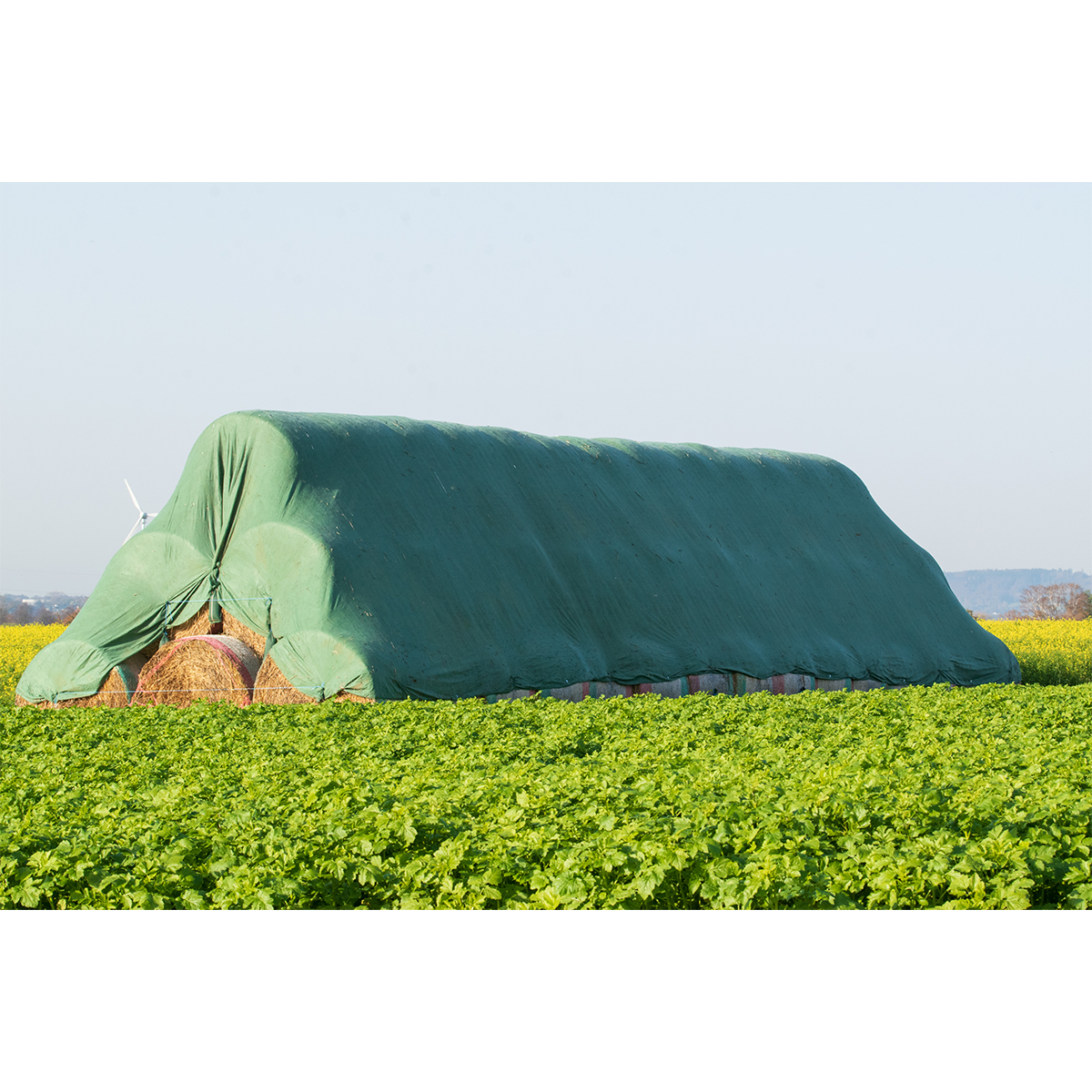 Prelata acoperire baloti fan si paie verde 10.4X25m, 140gr Breckner Germany