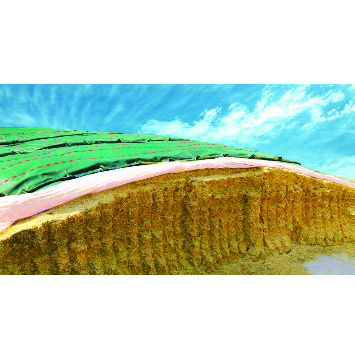 Plasa/prelata protectie pentru folie siloz verde 6x8m Breckner Germany