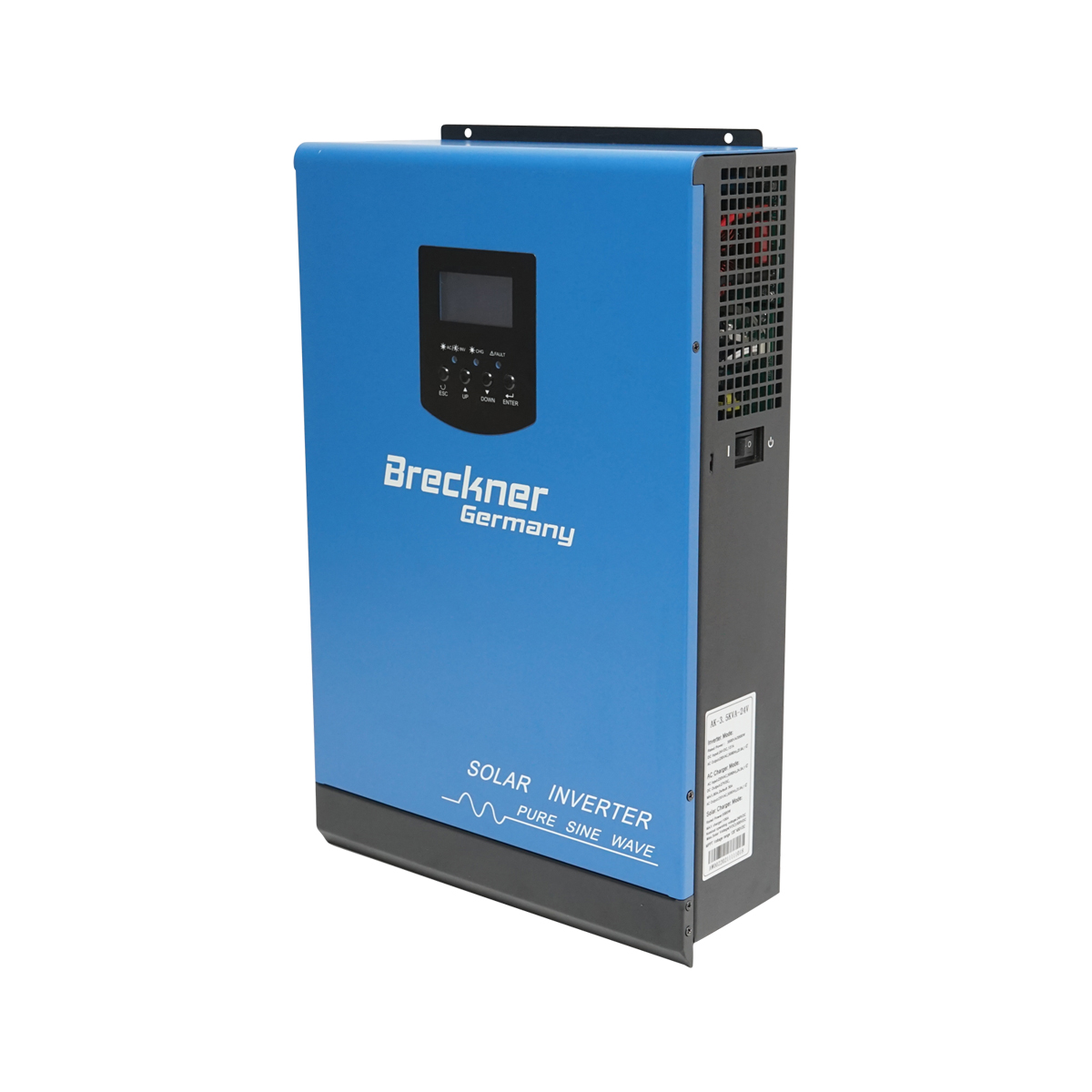 Sistem solar fotovoltaic cu invertor 3.5KW 220V ON-Grid Hibrid 100A MPPT Breckner Germay – imagine 3