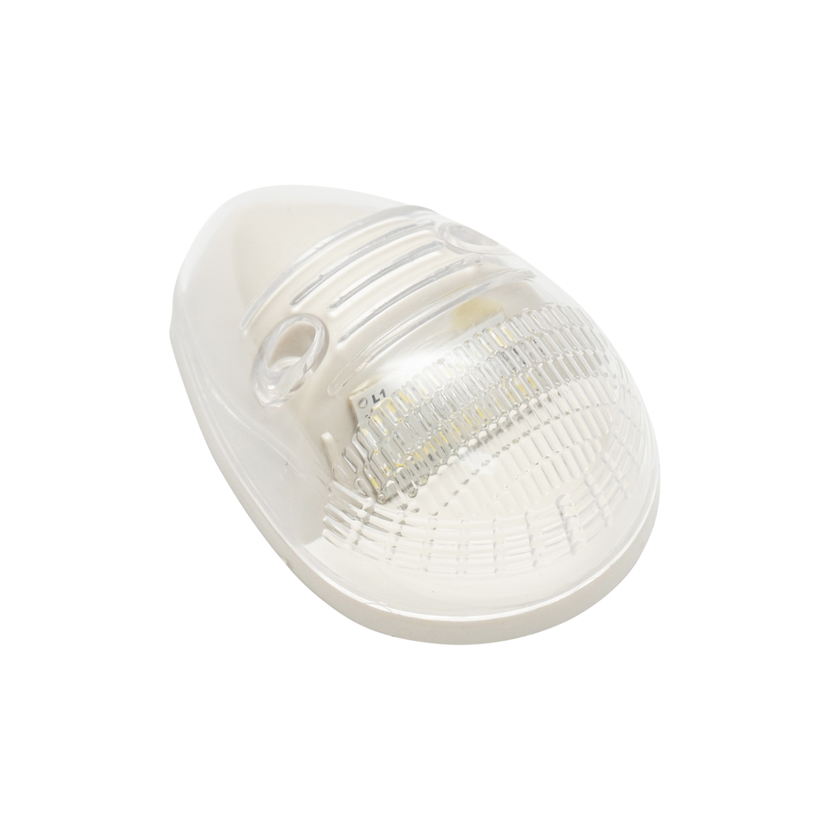 Lampa gabarit laterala LED alba 100mm 12-24V Breckner Germany – imagine 2