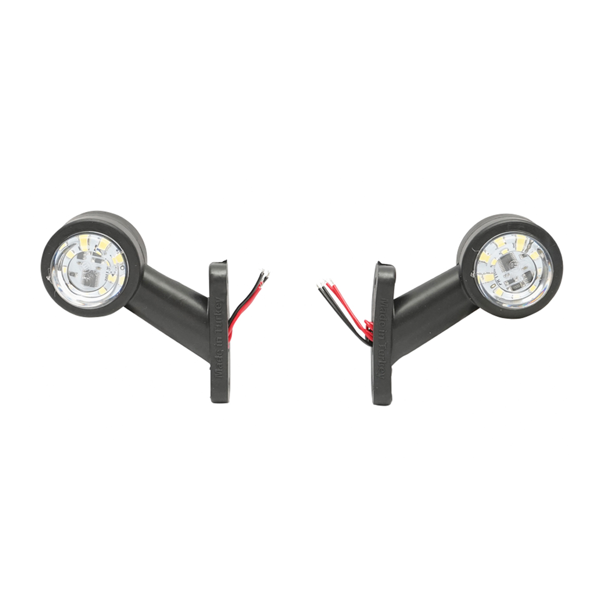 Set lampi rotative gabarit laterale LED alba-rosu 12-24V FR1104 Breckner Germany – imagine 2