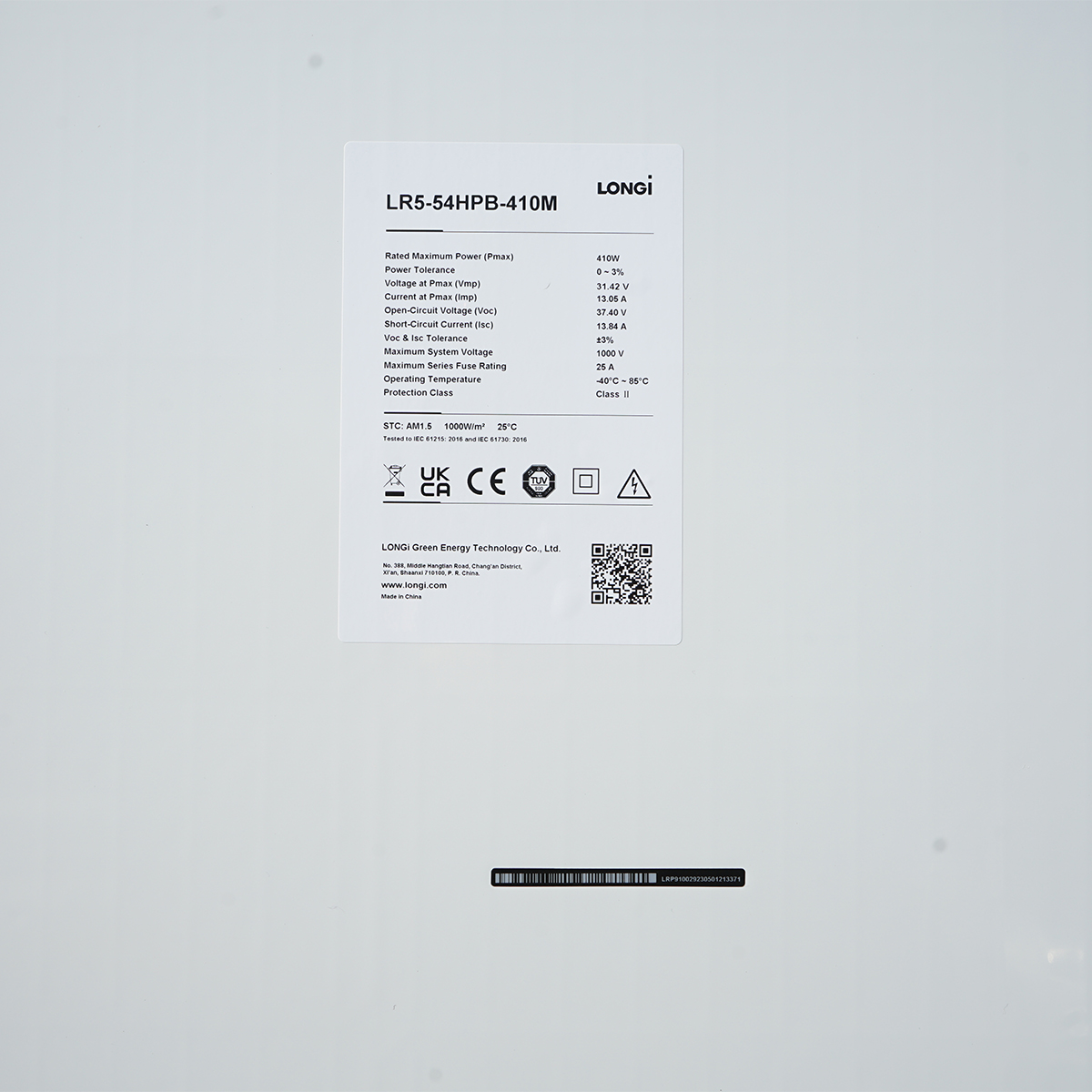 Panou solar fotovoltaic 410W LONGi LR5-54HPB-410M monocristalin 1767x1130x30mm – imagine 4