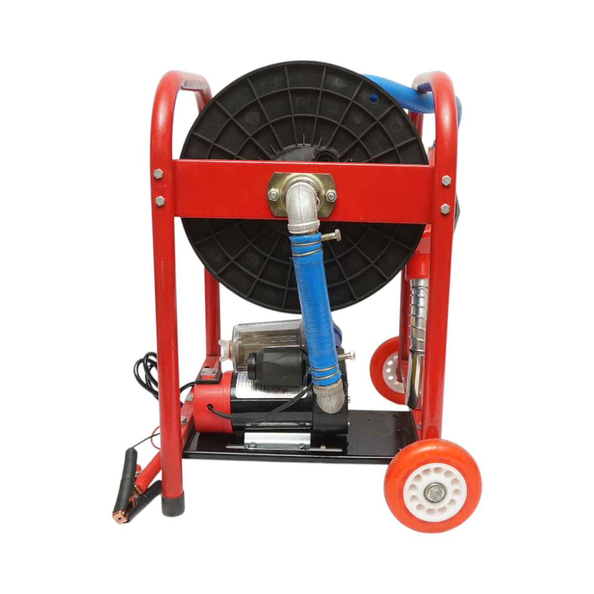 Pompa transfer combustibil mobila 12V, 300W cu filtru si furtun Breckner Germany – imagine 3