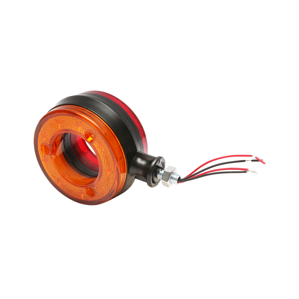 Lampa gabarit LED 12/24V pentru oglinda camion rosu/galben FR0330RY Breckner Germany – imagine 4