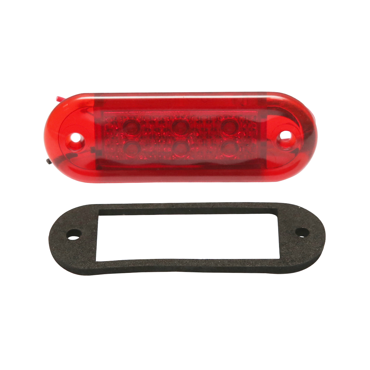 Lampa LED gabarit 12/24V rosu Breckner Germany – imagine 2
