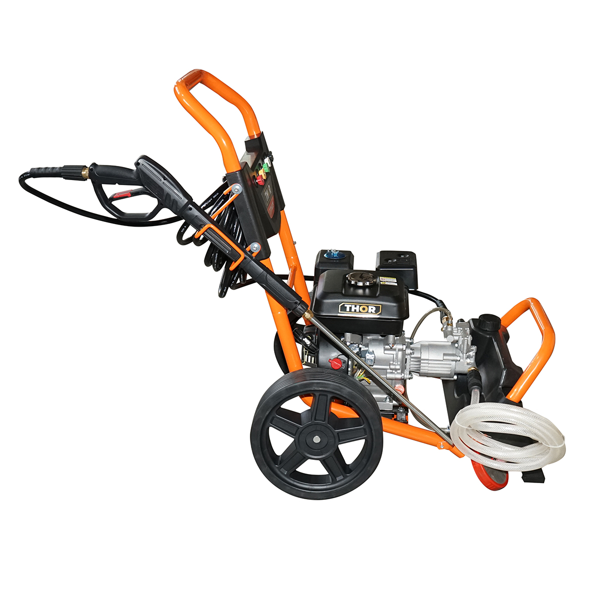 Aparat de spalat cu presiune pe benzina 7CP, 220 bar, debit 510 L/h cu furtun si pistol THOR – imagine 3