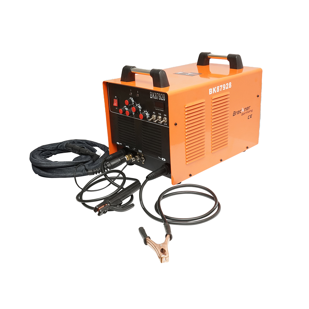 Aparat de sudura cu invertor TIG-PULSE/MMA 10-200A pentru sudura cupru aluminu, titan, inox WSME-200 Breckner Germany