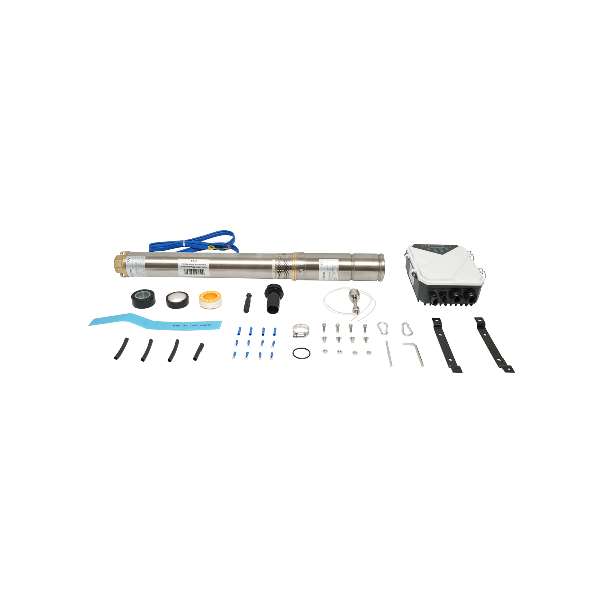 Pompa apa pentru panouri solare fotovoltaice submersibila D75mm, 3 mc/h, 48V, D78mm, 600W DF-48 – imagine 2