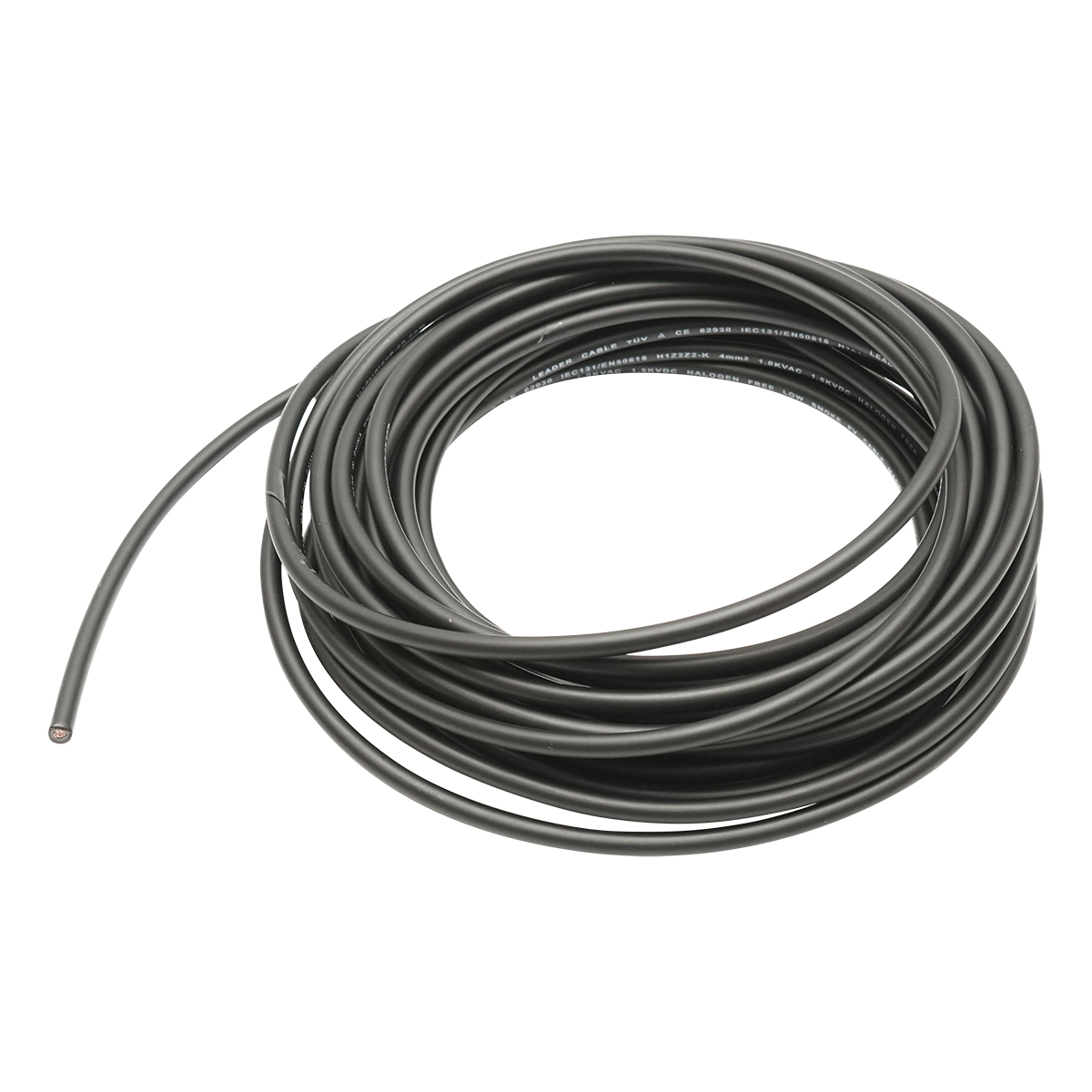 Cablu panou solar 4mmx10m negru 1.5KV, H1Z2Z2-K Leader