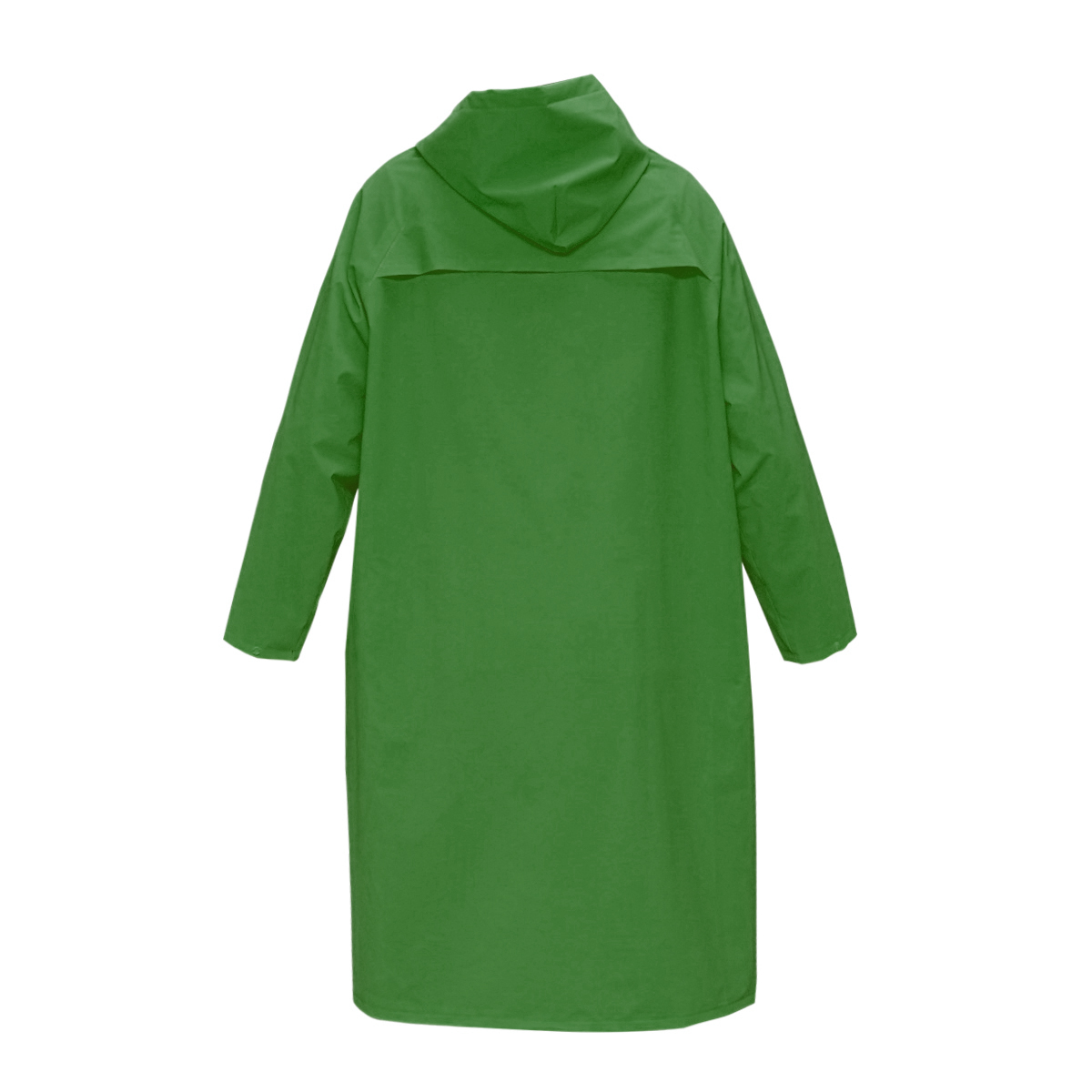 Pelerina cu gluga impermeabila L poliester si PVC cu fante de aerisire, 2 buzunare si fermoar verde Breckner Germany – imagine 3