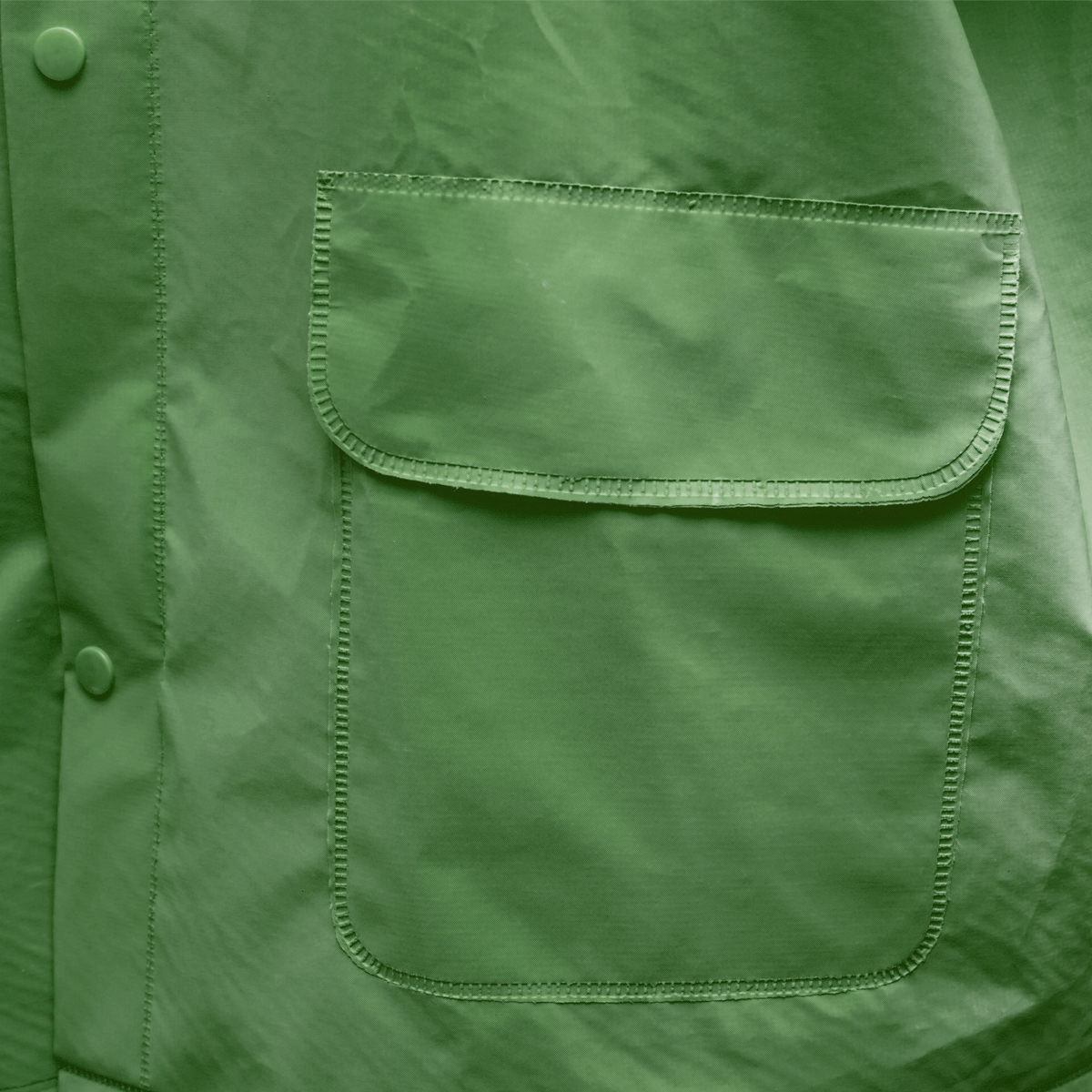 Costum impermeabil L cu gluga si salopeta din poliester si PVC, verde Breckner Germany – imagine 7