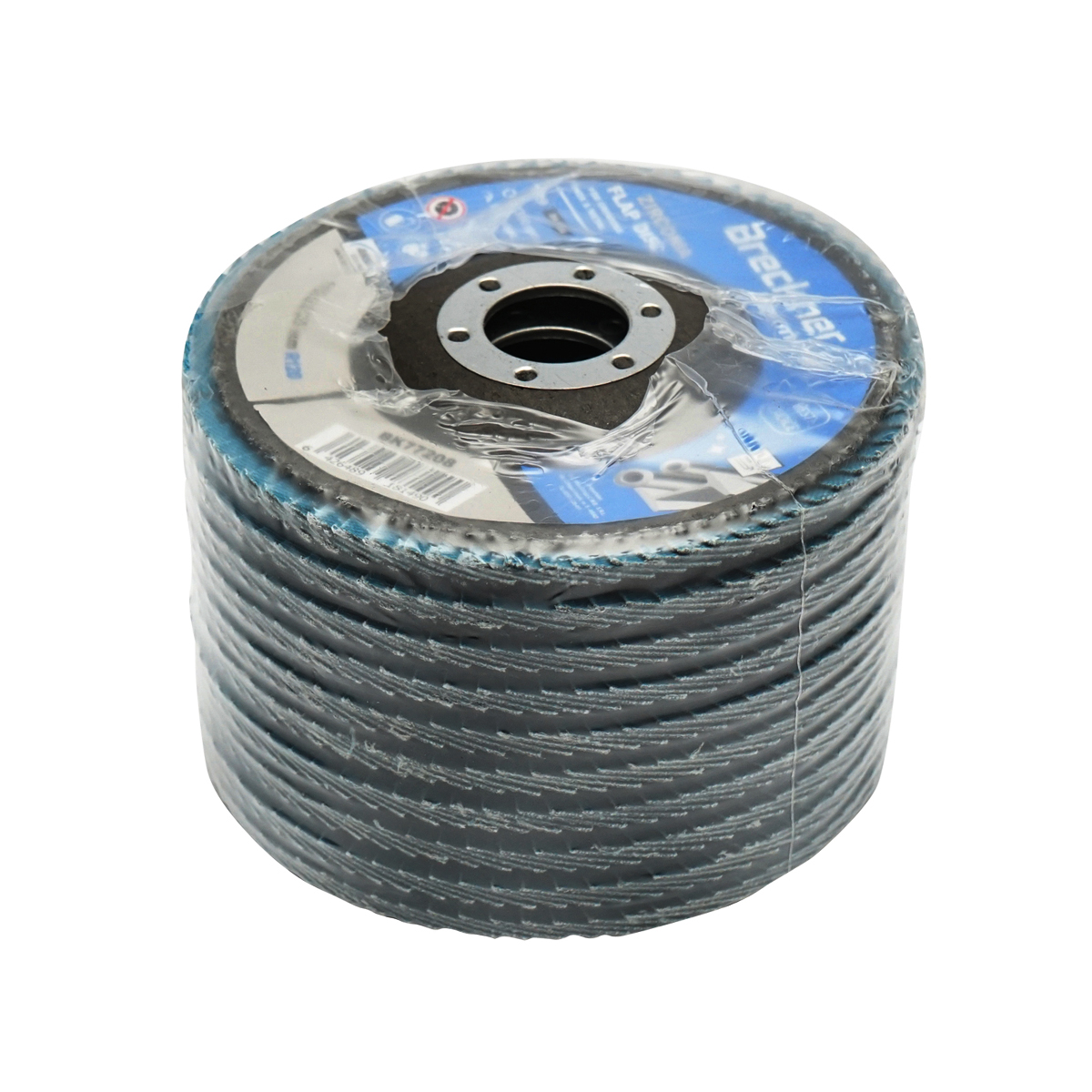 Disc lamelar abraziv cu zirconiu pentru taiat si polizat metal si inox P120, 115mm Breckner Germany – imagine 3