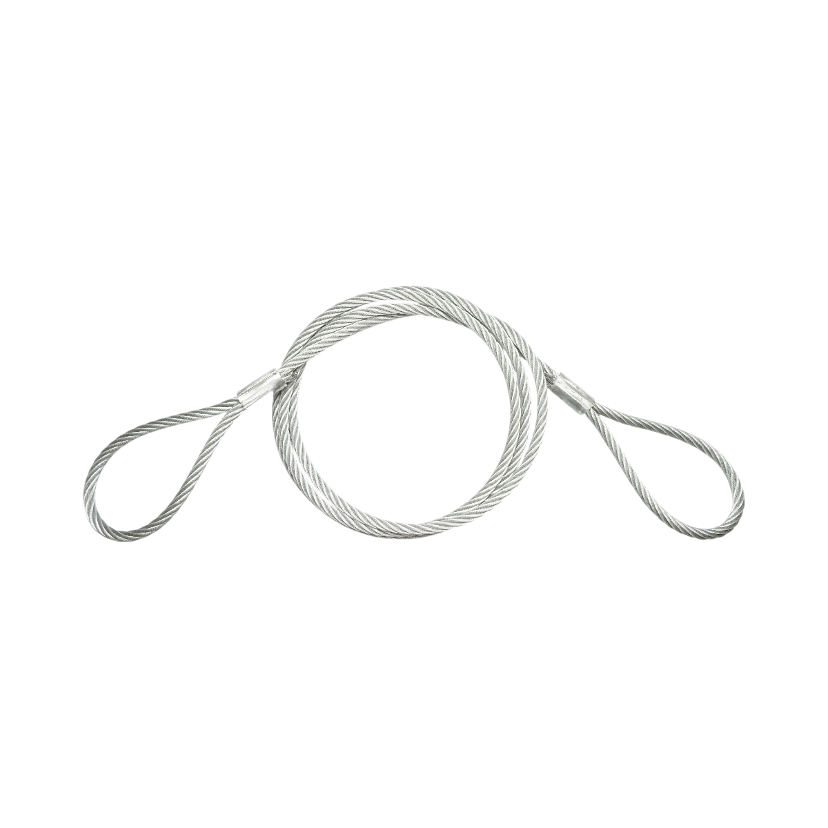 Cablu sufa troliu ciochinar otel 14mm x 4m cu ochiuri pentru tractare/ridicare