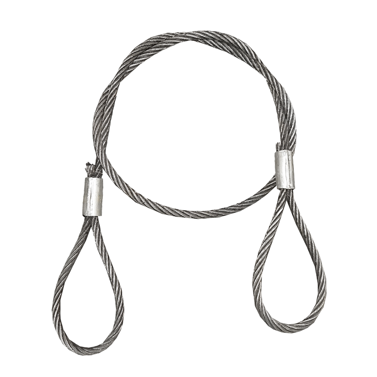 Cablu sufa troliu ciochinar otel 24mm x 4m cu ochiuri pentru tractare/ridicare