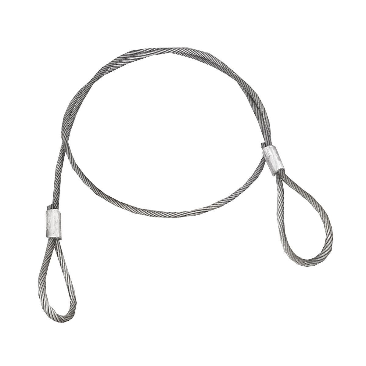 Cablu/sufa troliu din otel cu grosime de 28mm si lungime de 6m cu inele pentru tractat sau ridicat