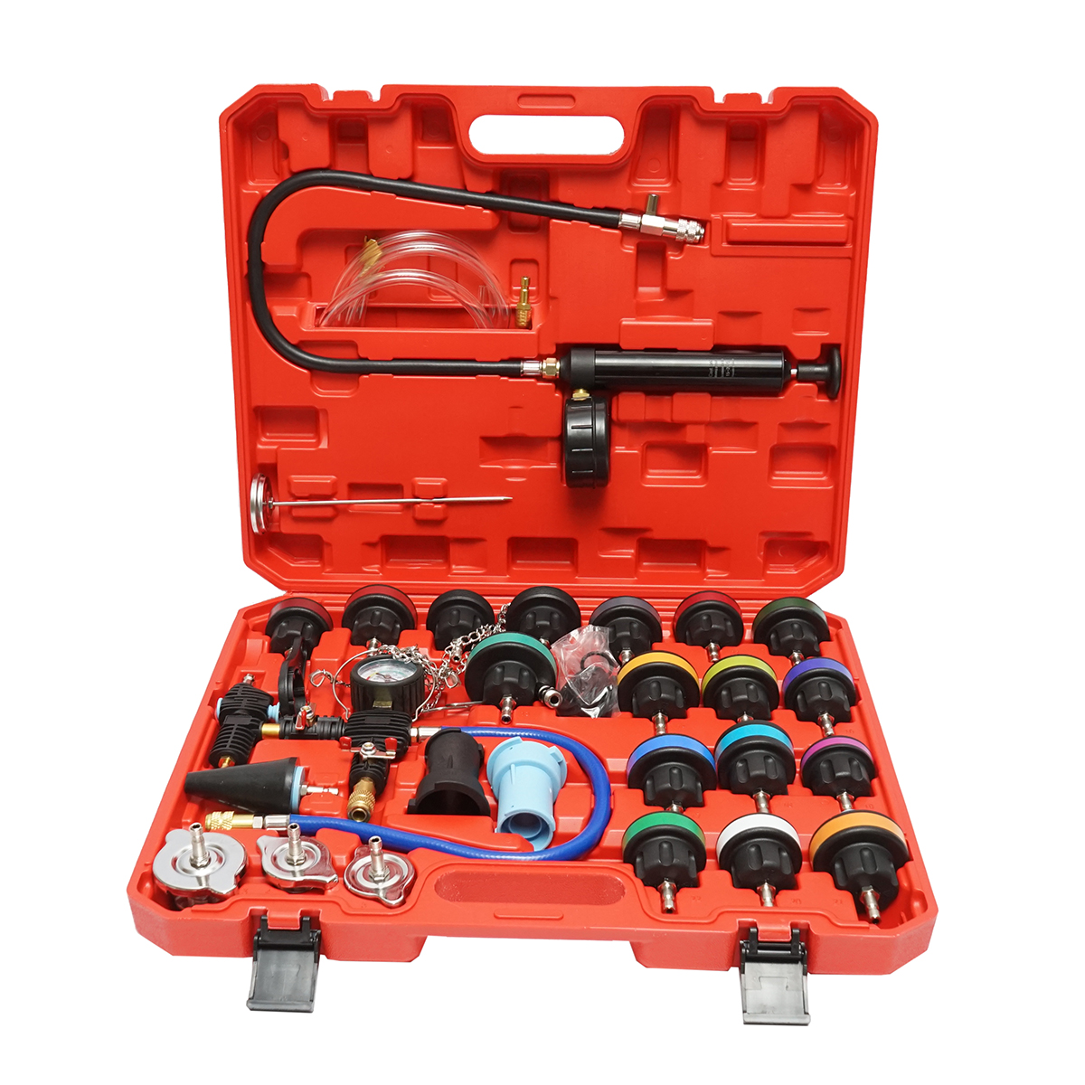 Kit testare presiune radiator, sistem de racire 28 piese Breckner Germany
