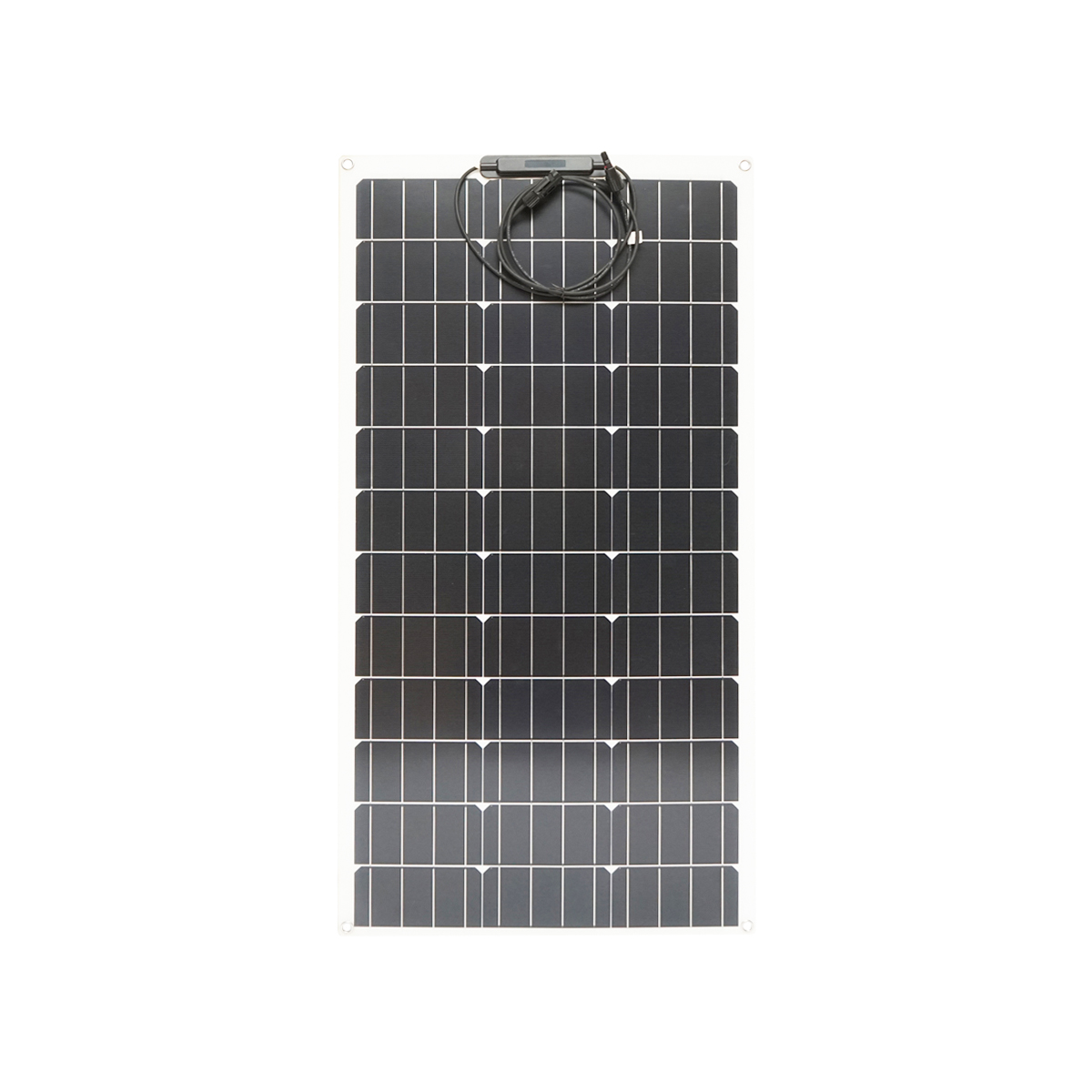 Panou solar 100W fotovoltaic monocristalin, flexibil, cablu si conectori MC4 Breckner Germany