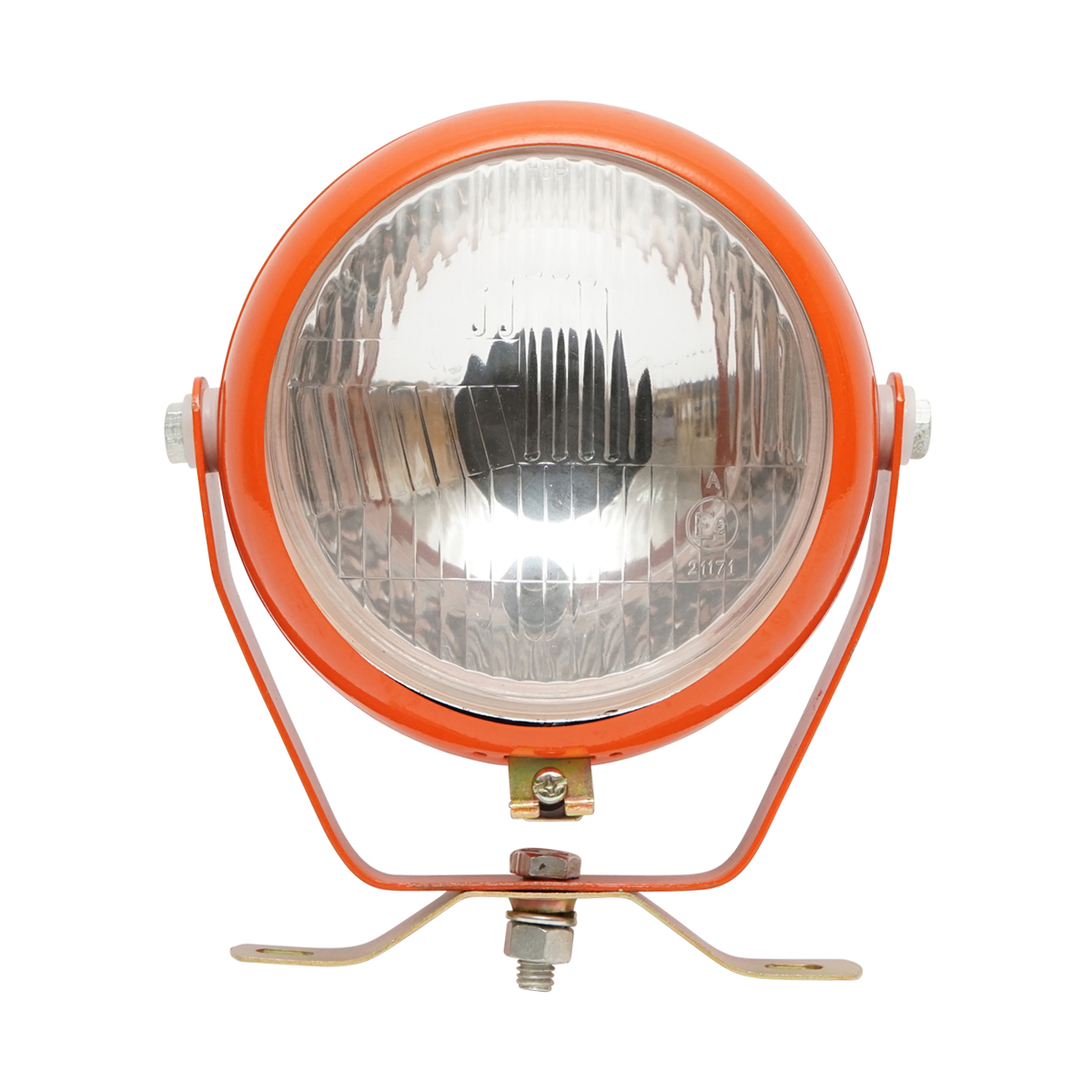 Lampa, proiector de lucru portocalie reglabila cu intrerupator pentru tractor sau utilaje agricole 12V Breckner Germany – imagine 2