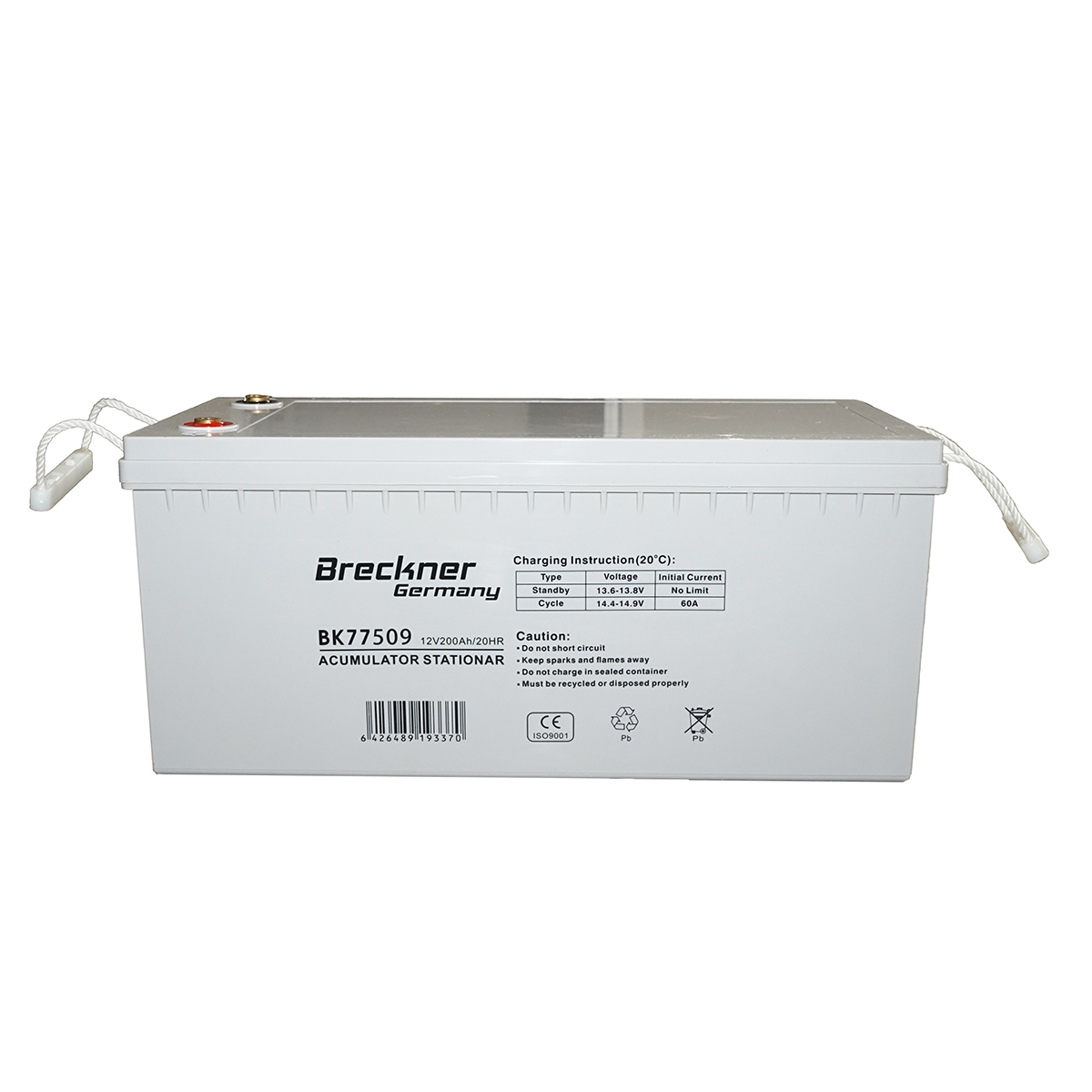 Baterie gel 200Ah sistem solar fotovoltaic 12V 20HR 535x250x255mm SL12-200G Breckner Germany