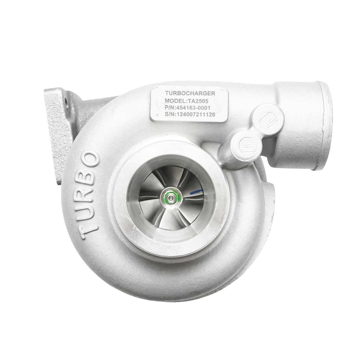 Turbo pentru Case IH, New Holland cod OEM 99449947, 454163-0001, model TA2505, motor Iveco 8035.25.228, 8045.25.287 – imagine 2