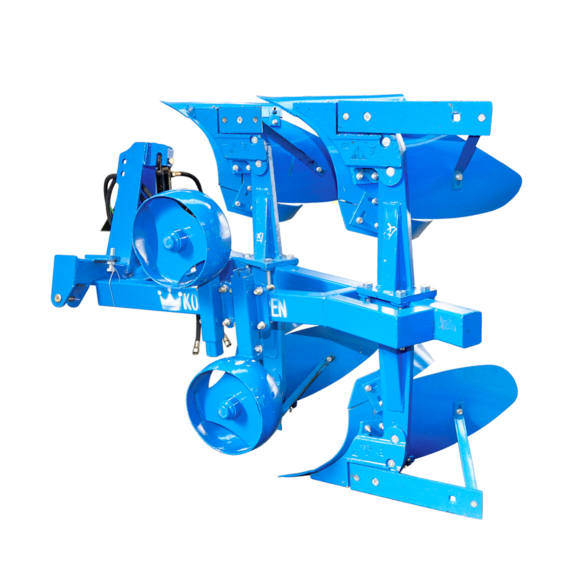 Plug agricol cu 2 trupite si cormane pline reversibil hidraulic Konig Traktoren – imagine 6